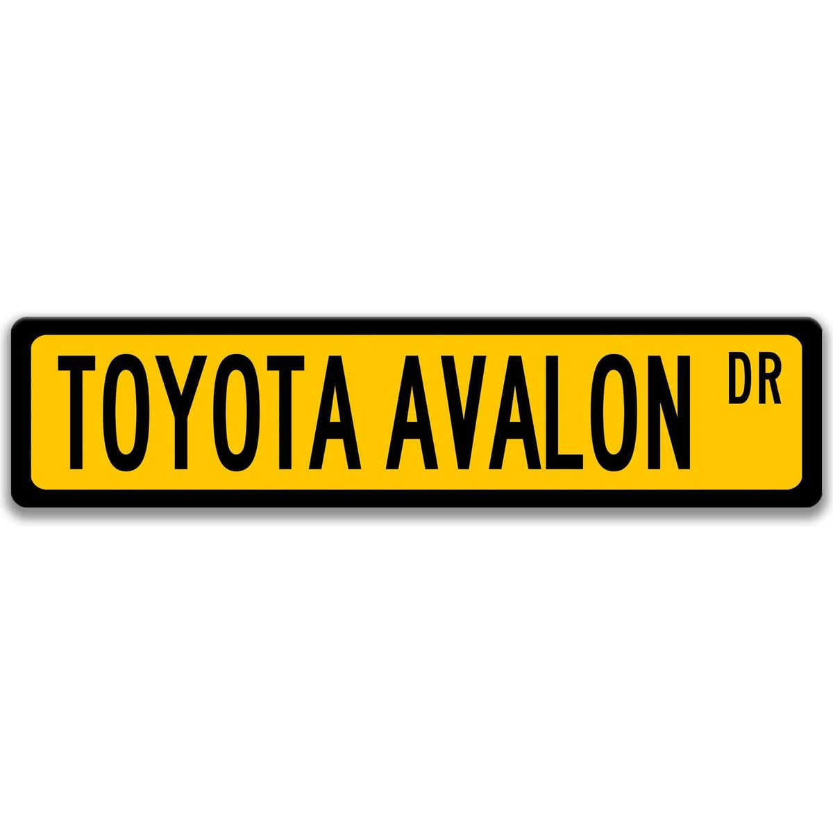 Toyota Avalon Street Sign