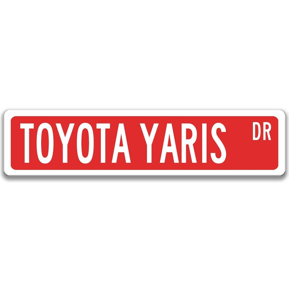 Toyota Yaris Street Sign