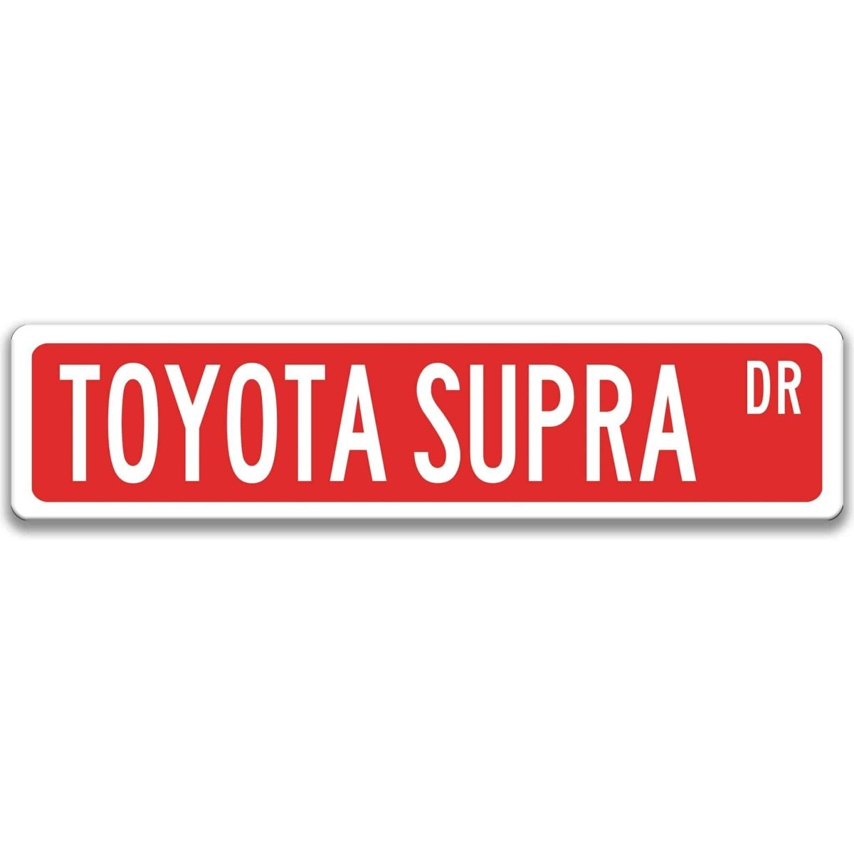 Toyota Supra Street Sign