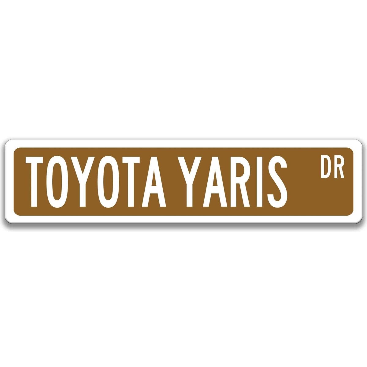 Toyota Yaris Street Sign