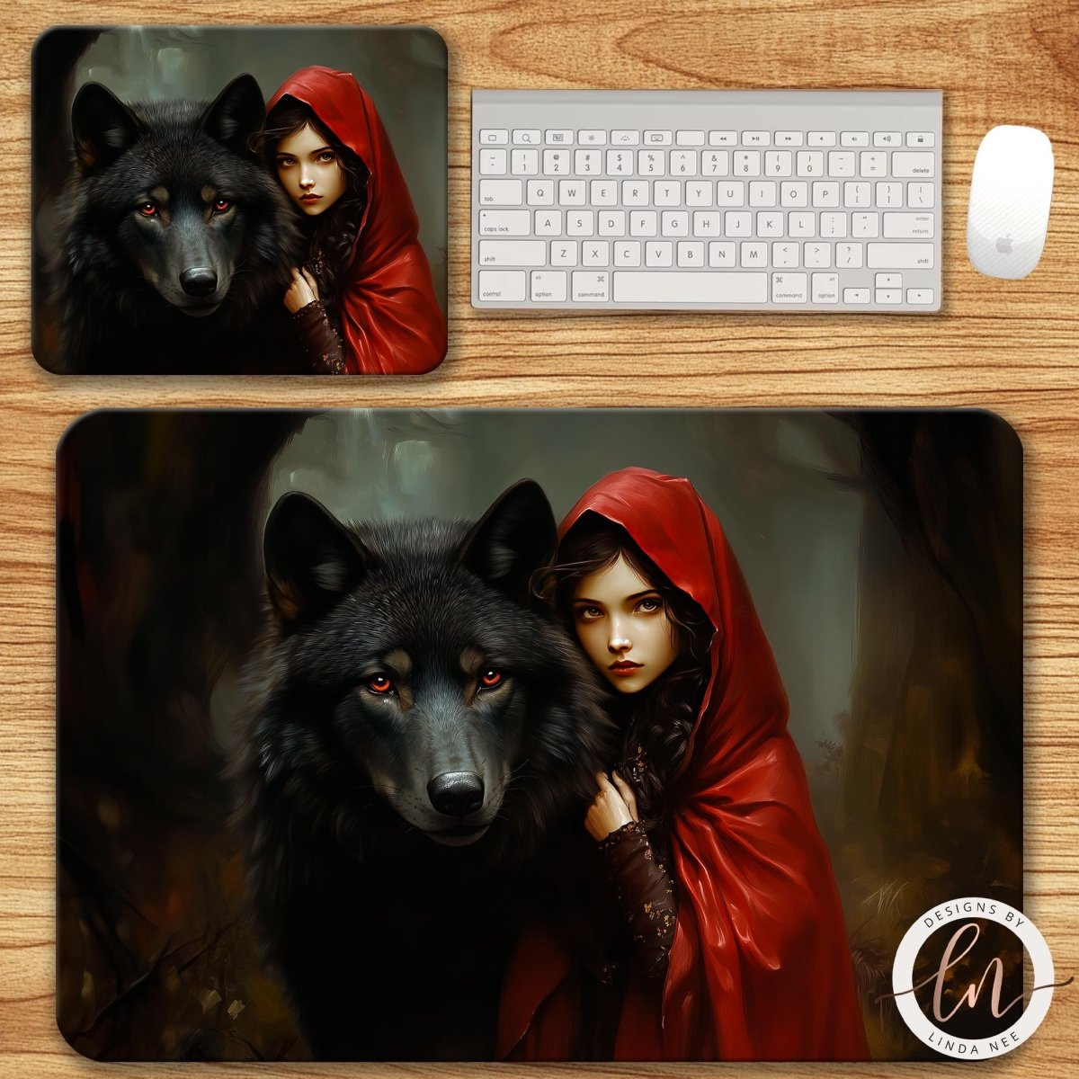 Red Riding Hood Mouse Pad & Desk Mat