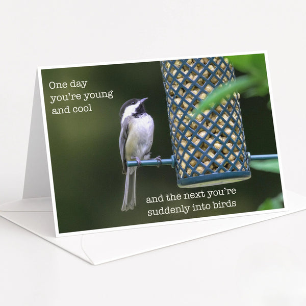 Bird Nerd Funny Blank Greeting Card