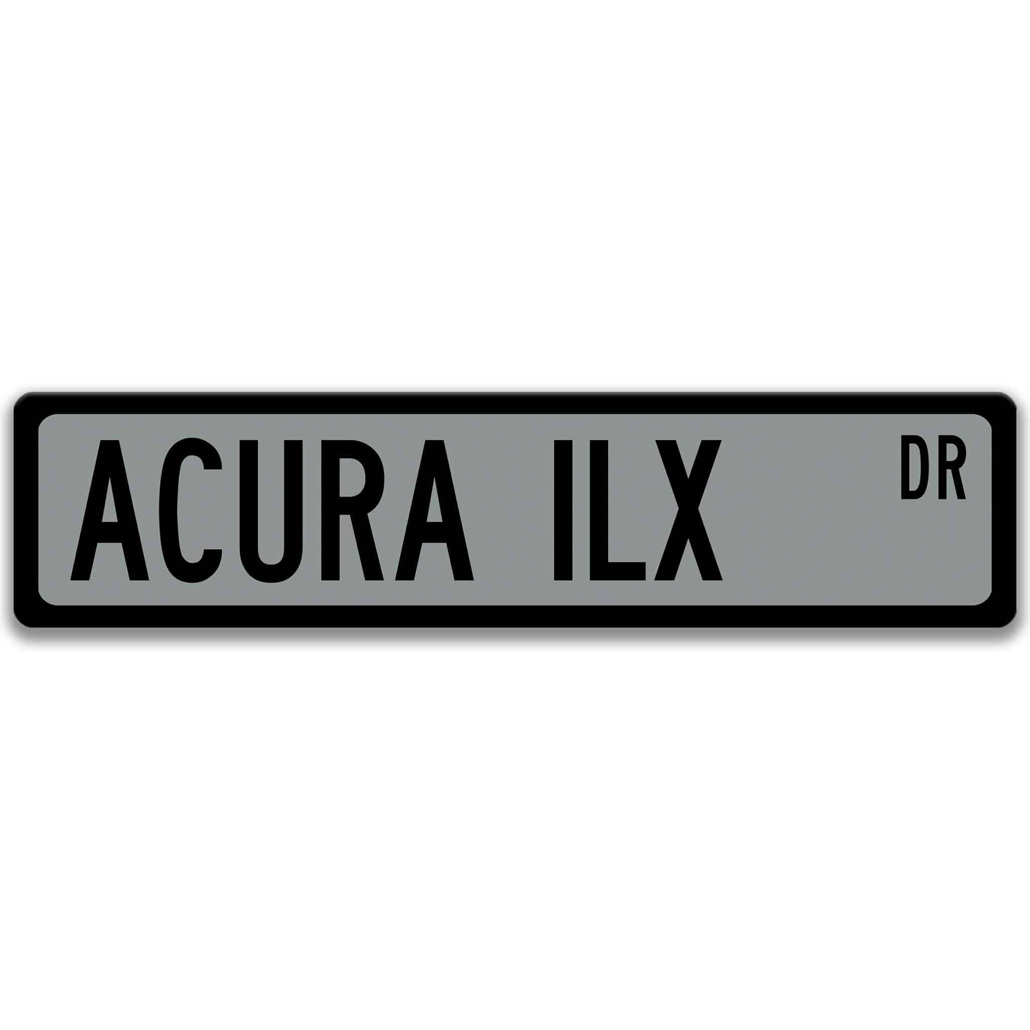 Acura ILX Metal Street Sign