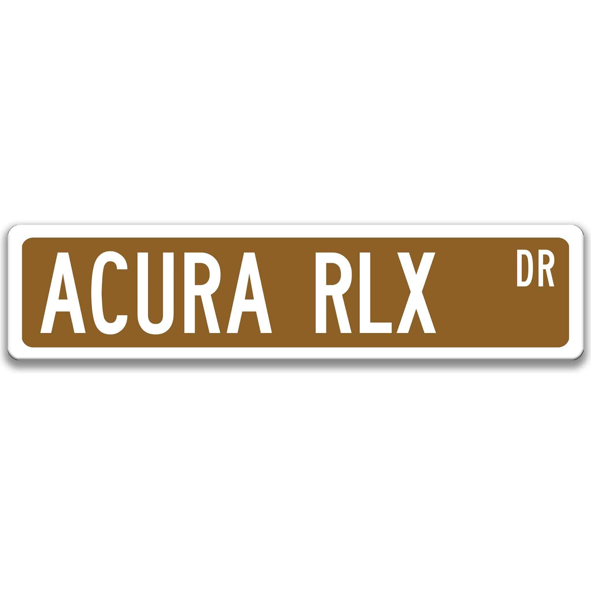 Acura RLX Metal Street Sign