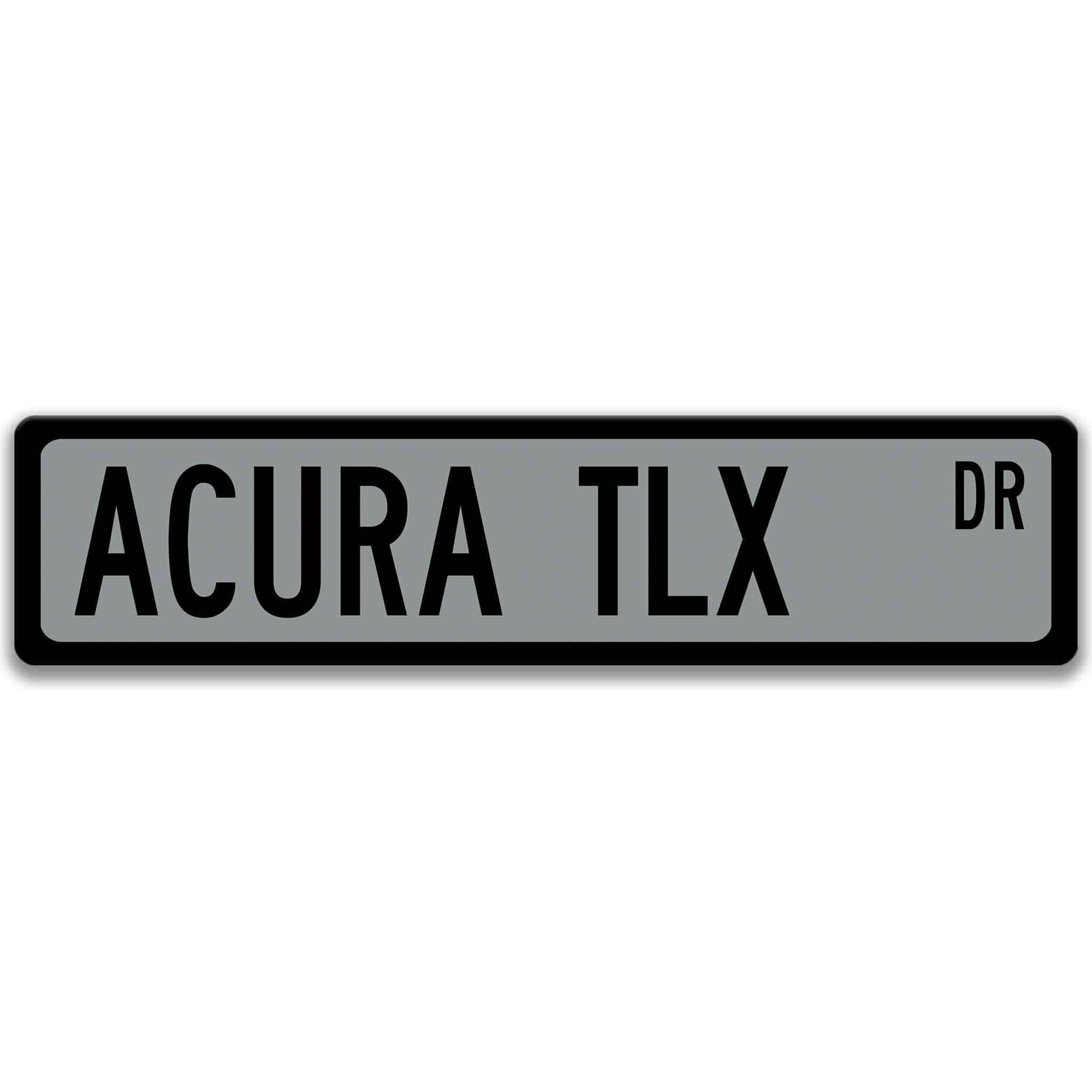Acura TLX Metal Street Sign