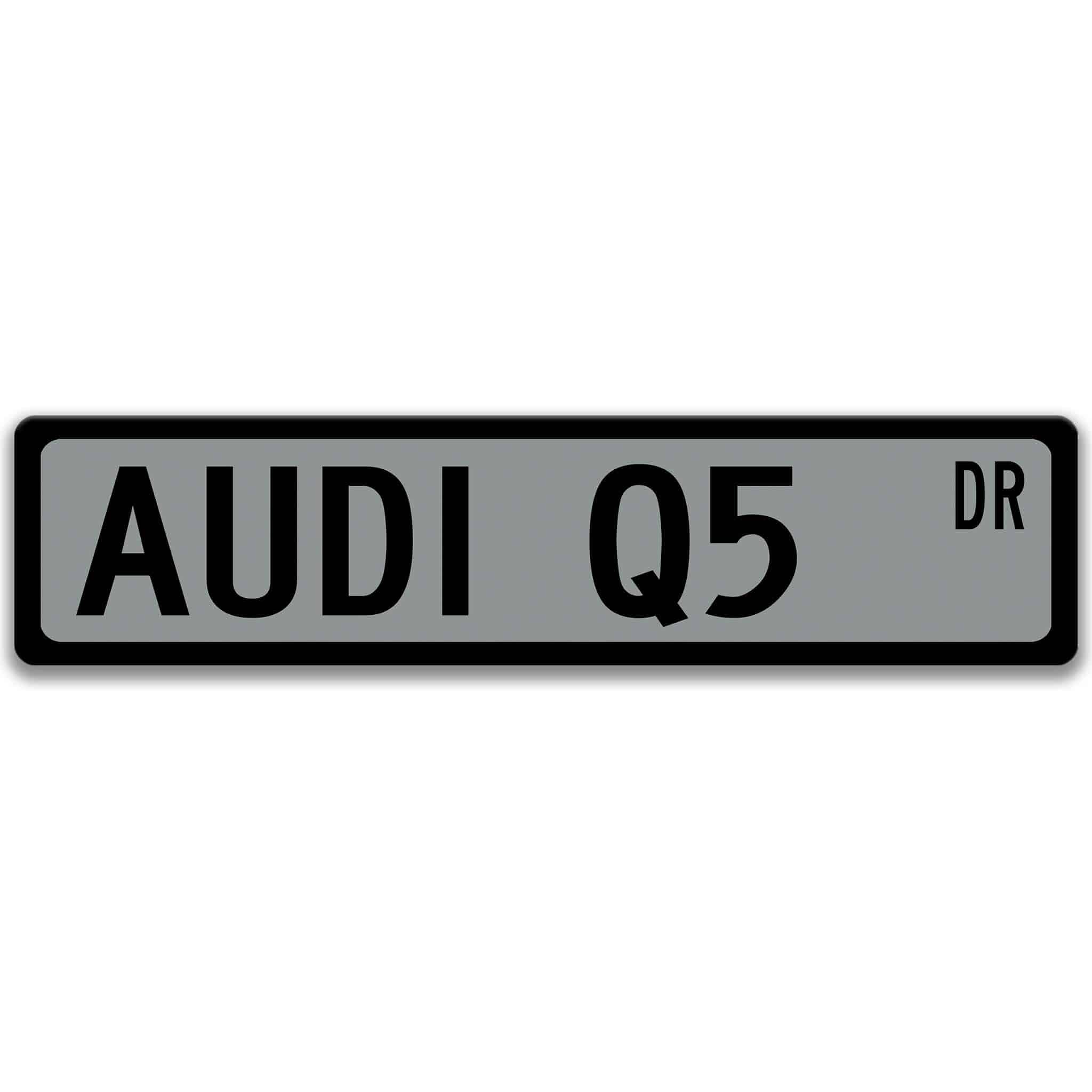 Audi Q5 Metal Street Sign