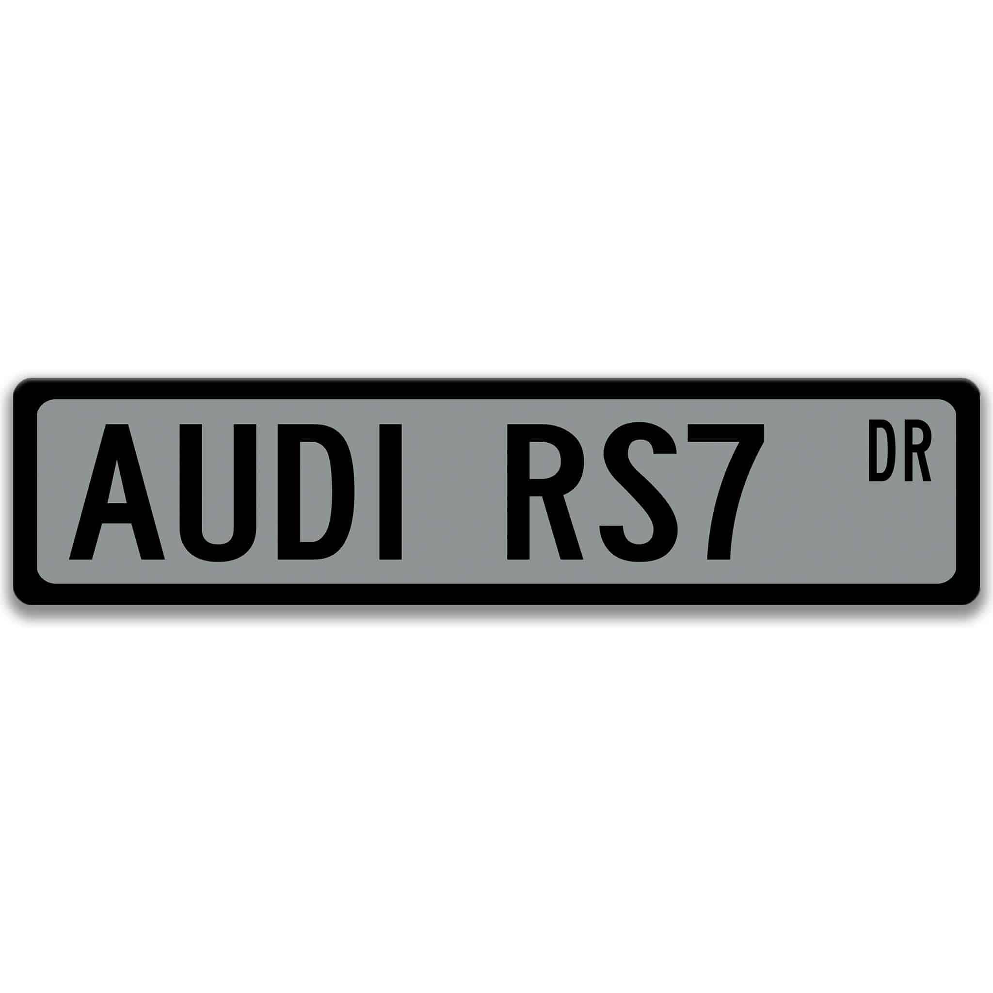 Audi RS7 AVANT Metal Street Signaudi