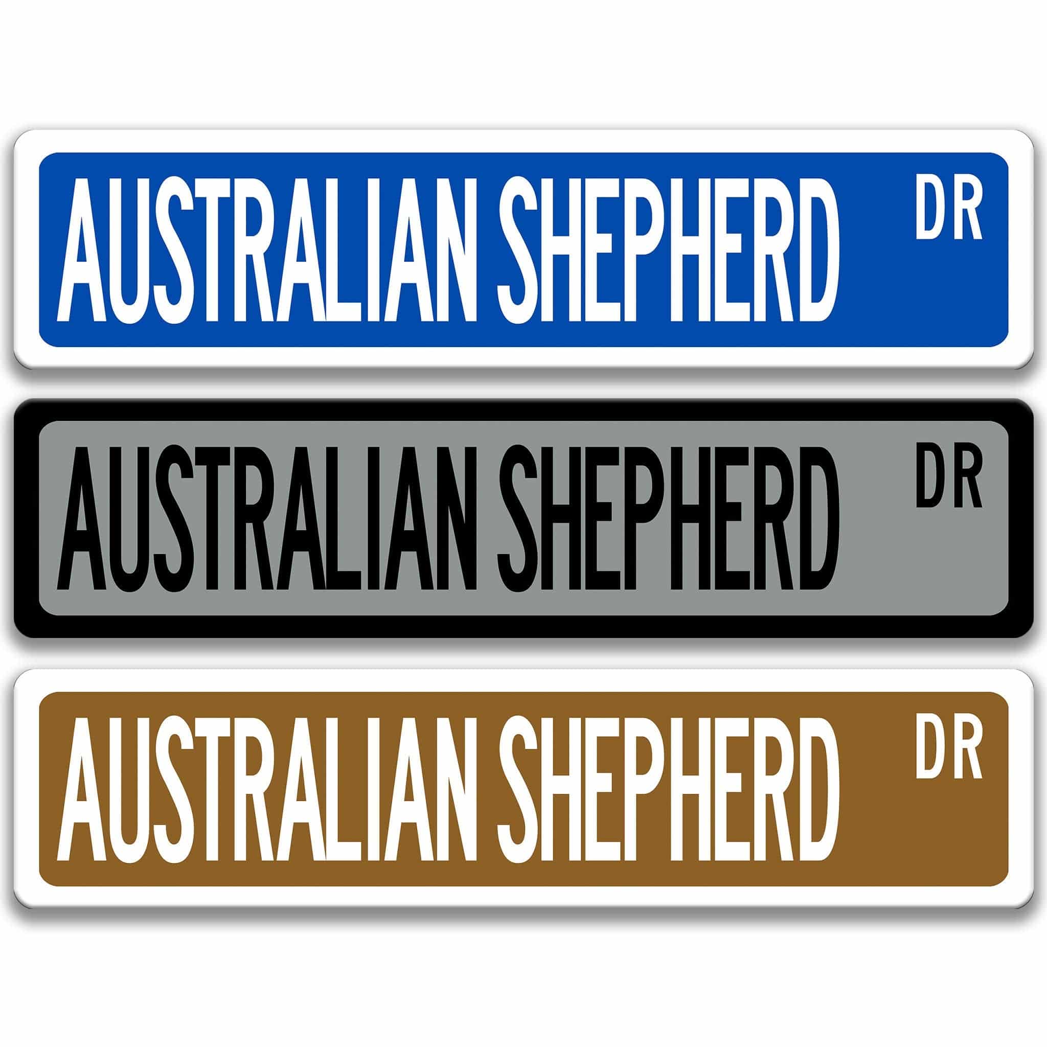Australian Shepherd Dog Sign, Aussie Pet Decoranimal