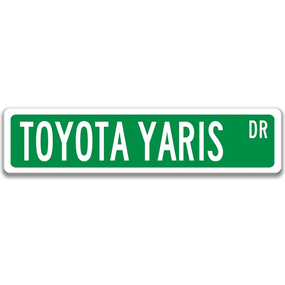 Toyota Yaris Street Sign