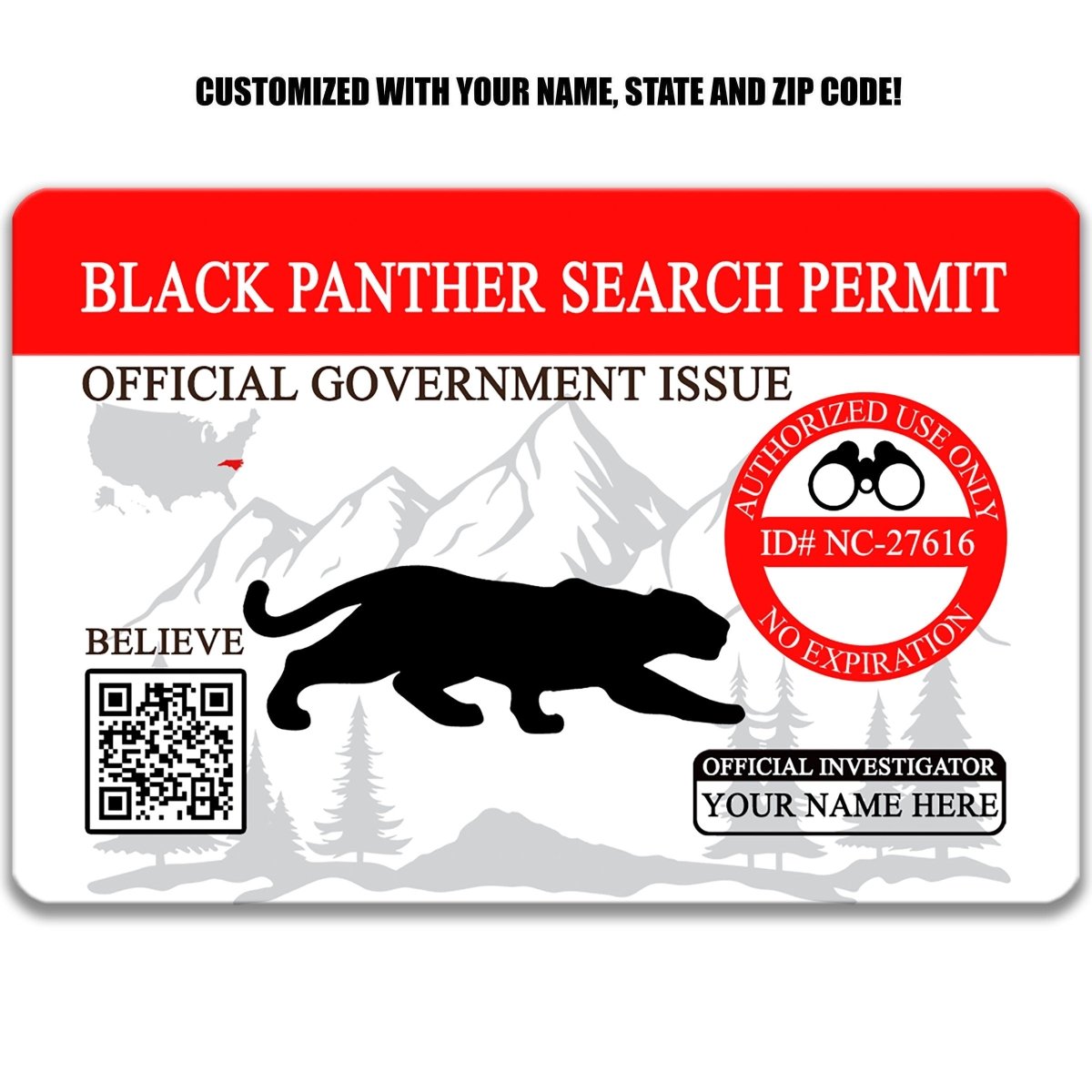 Black Panther Search License