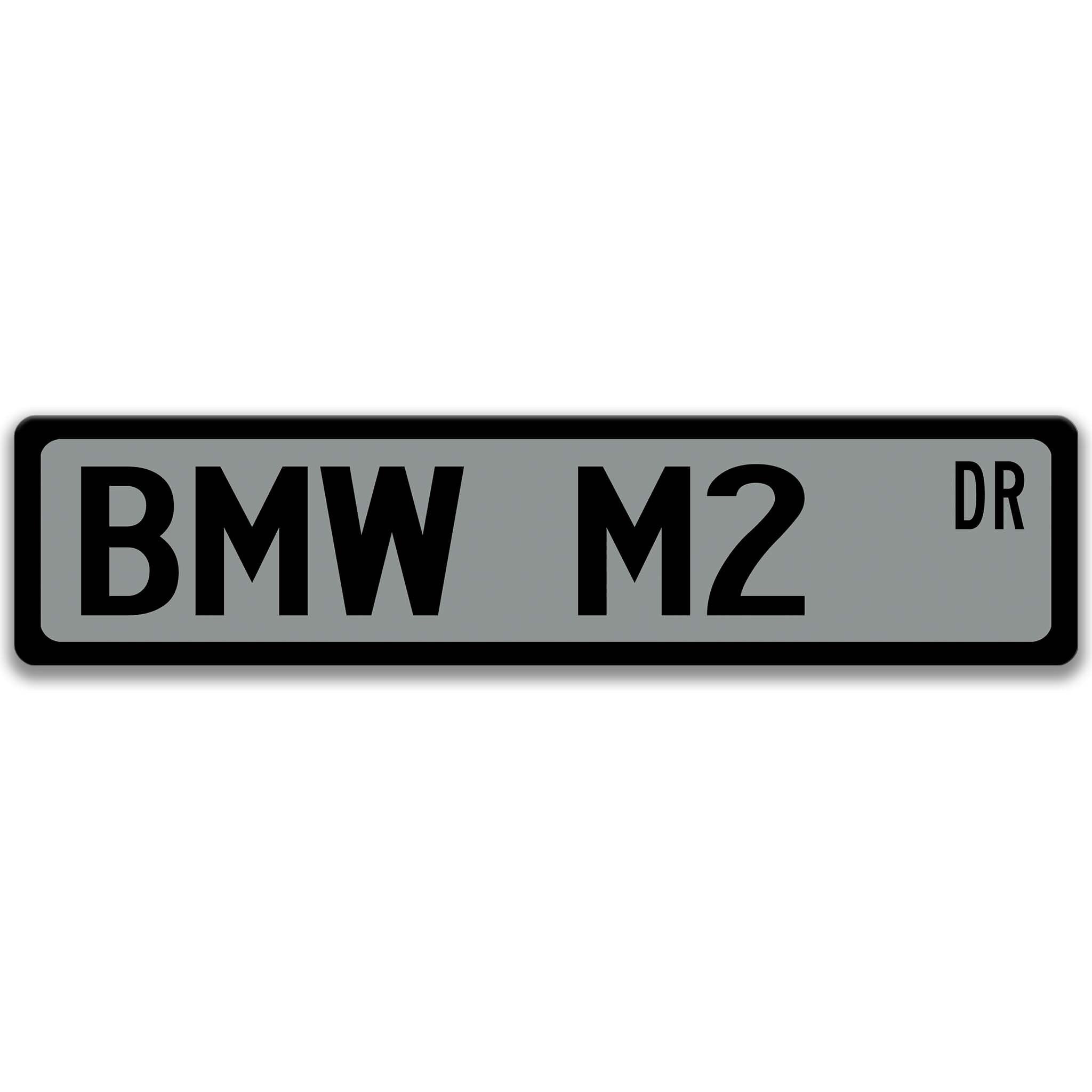 BMW M2 Metal Street Sign