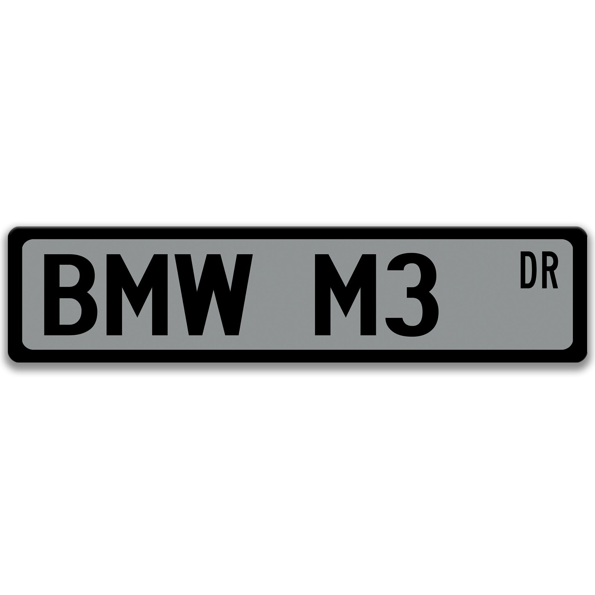 BMW M3 Metal Street Sign