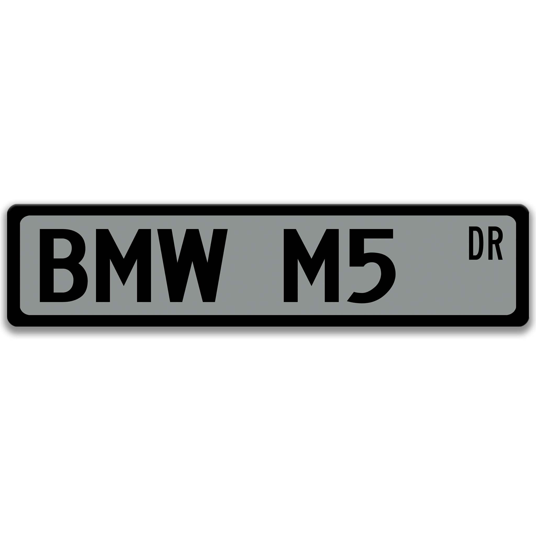 BMW M5 Metal Street Sign