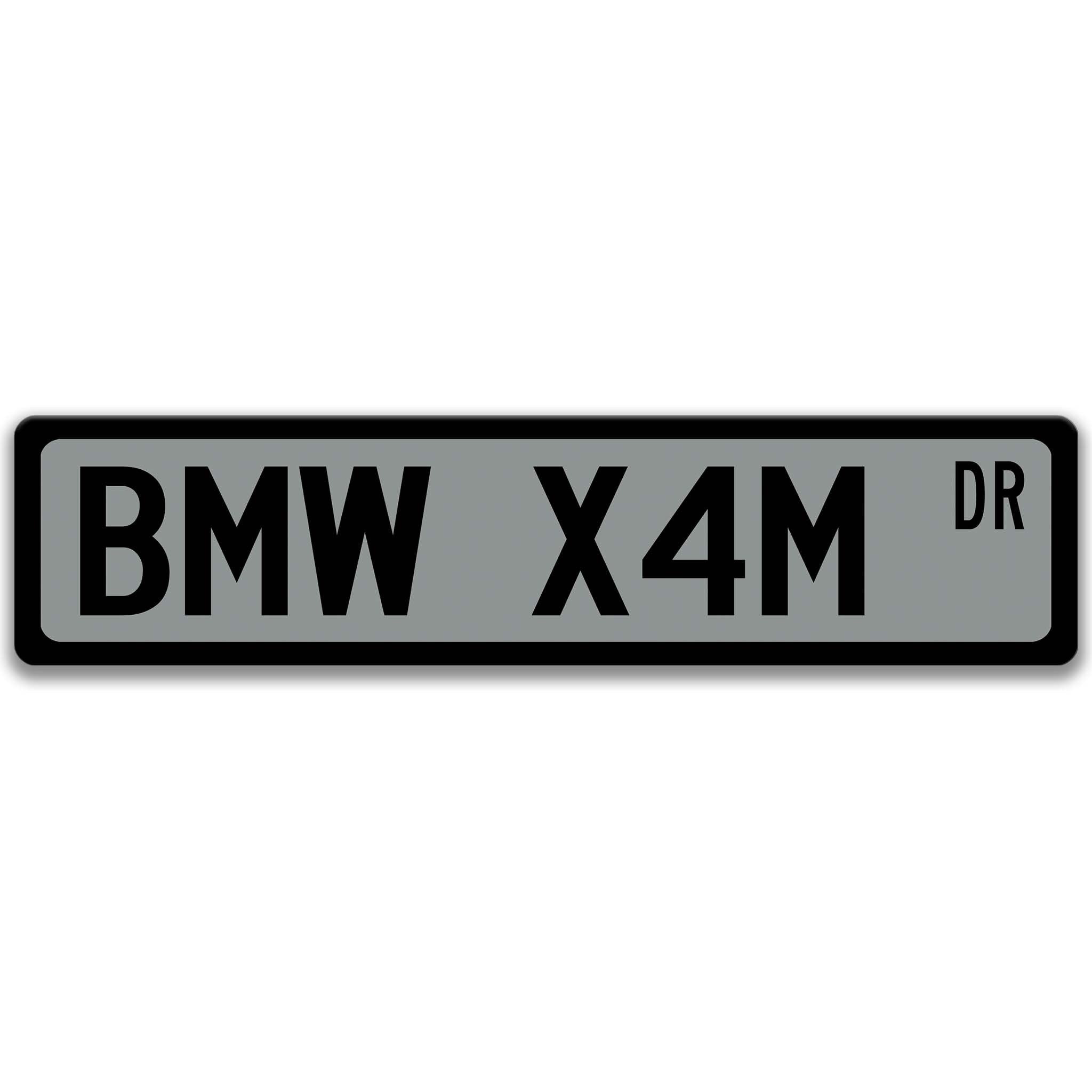 BMW X4M Garage Sign
