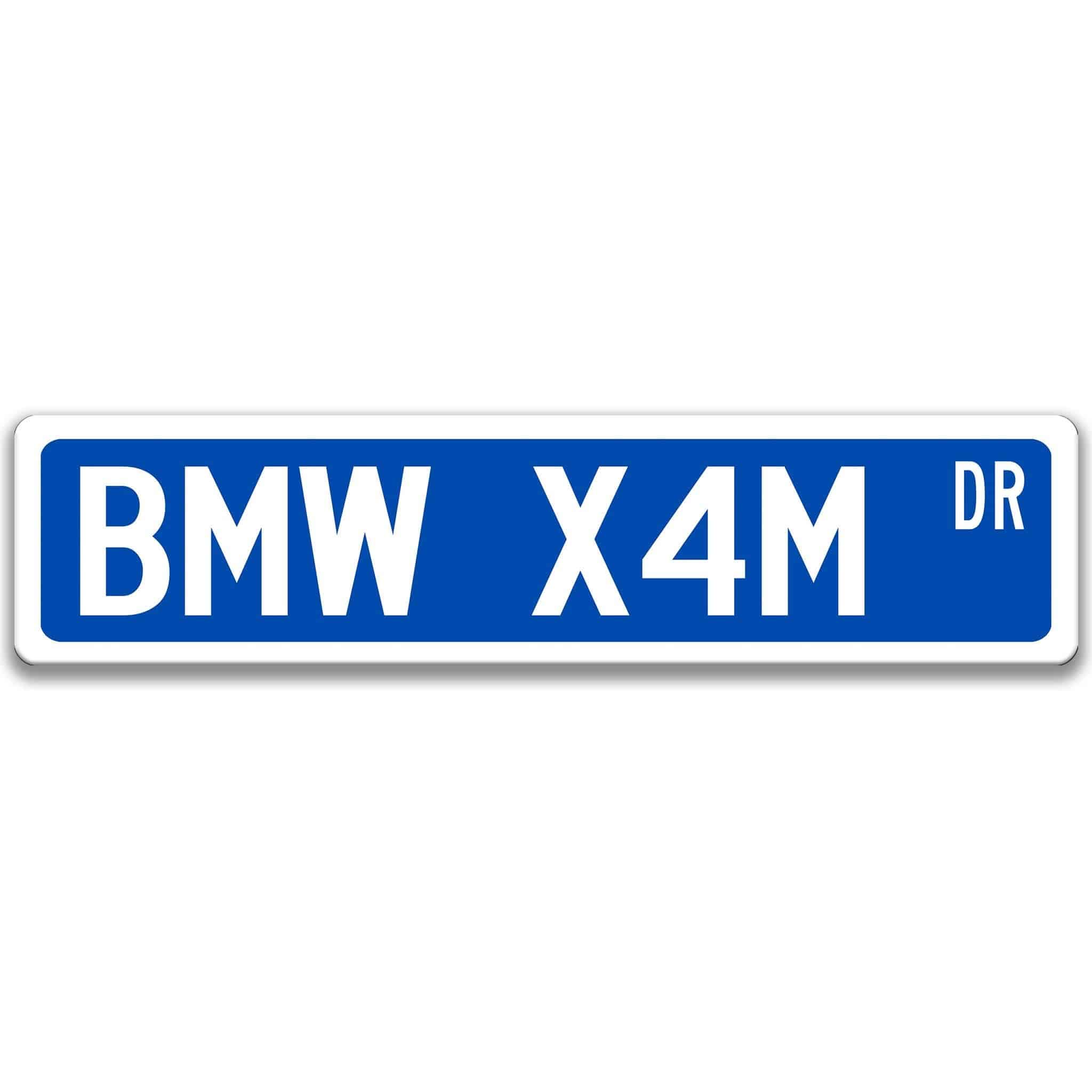 BMW X4M Garage Sign