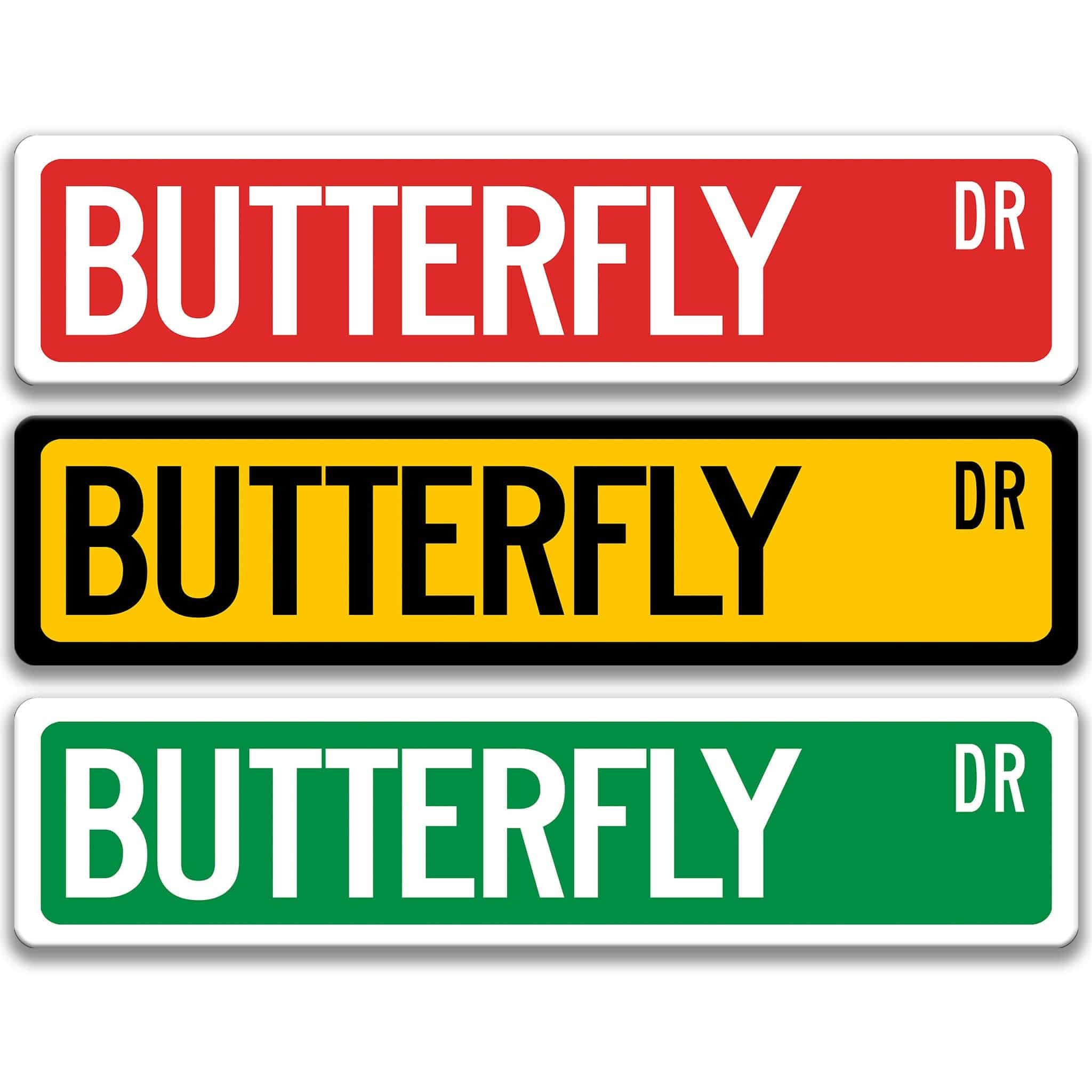 Butterfly Sign, Decor for GardenDesigns by Linda Nee