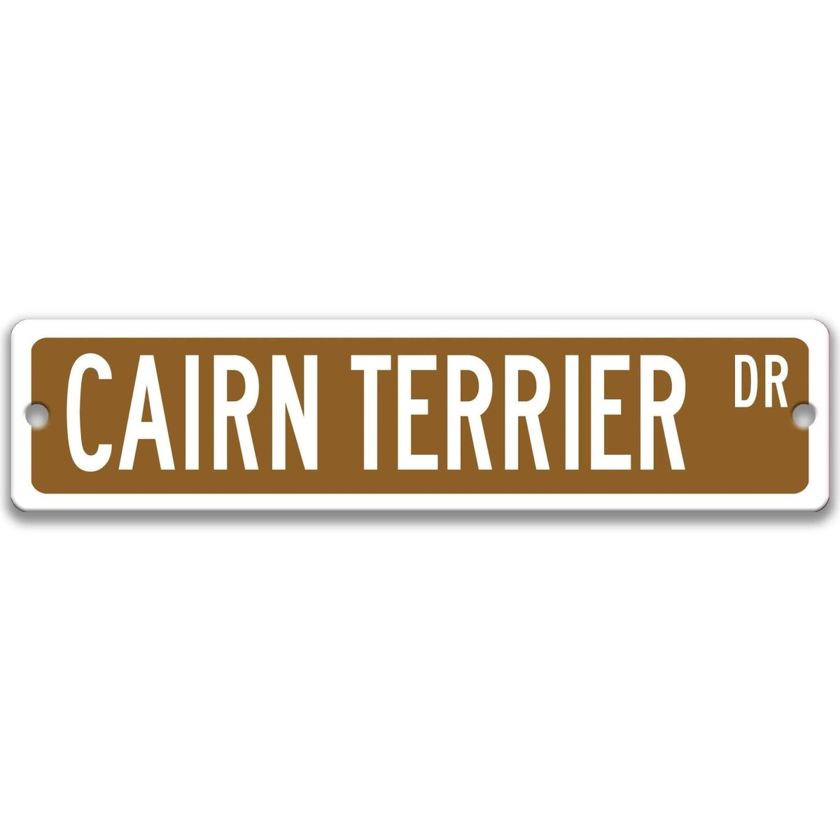 Cairn Terrier Dog Metal Street SignDesigns by Linda Nee