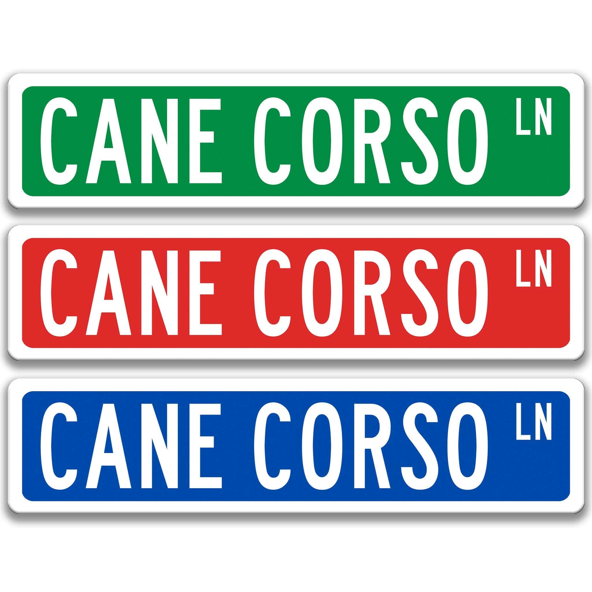 Cane Corso Dog Metal Street SignDesigns by Linda Nee