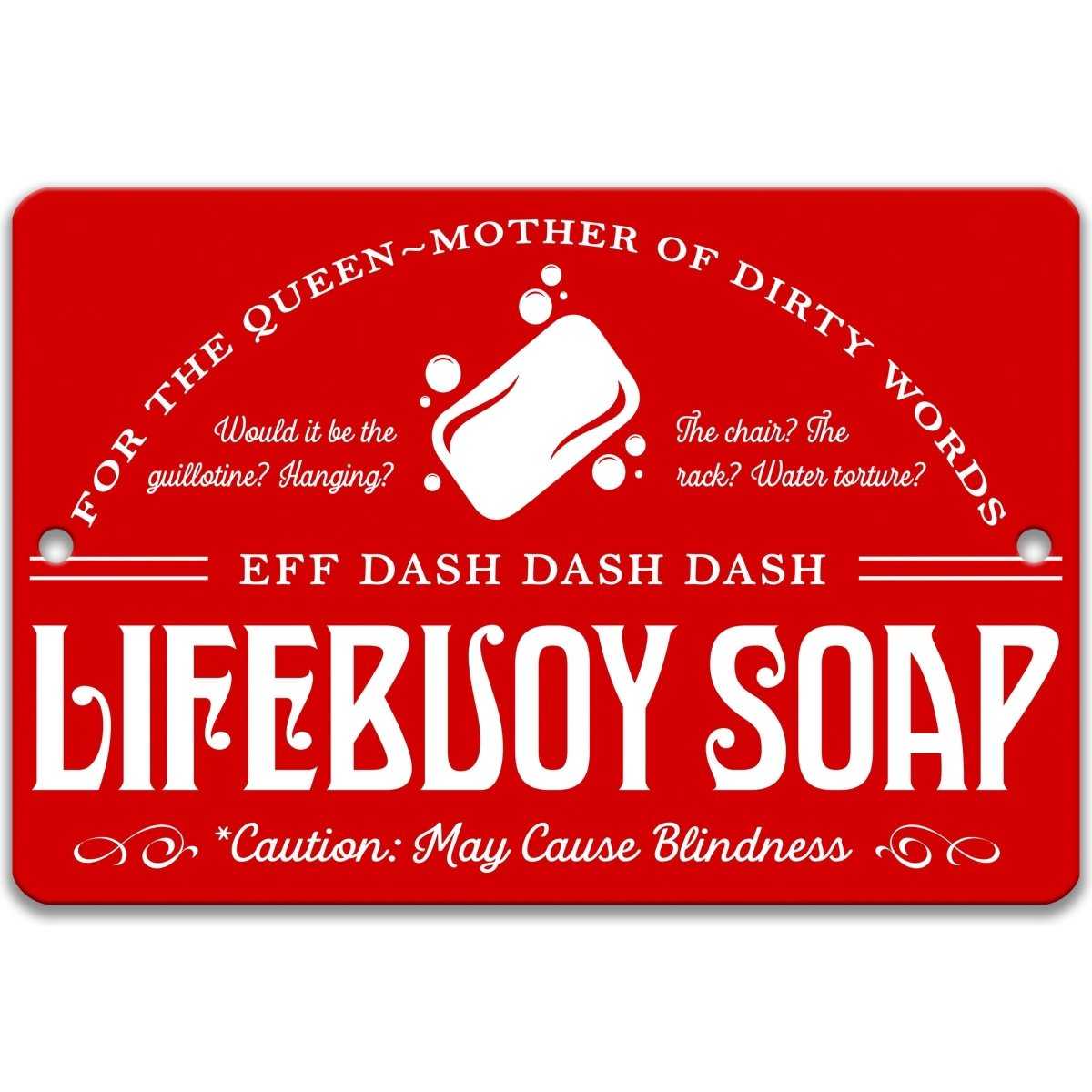 Christmas May Cause Blindness Sign