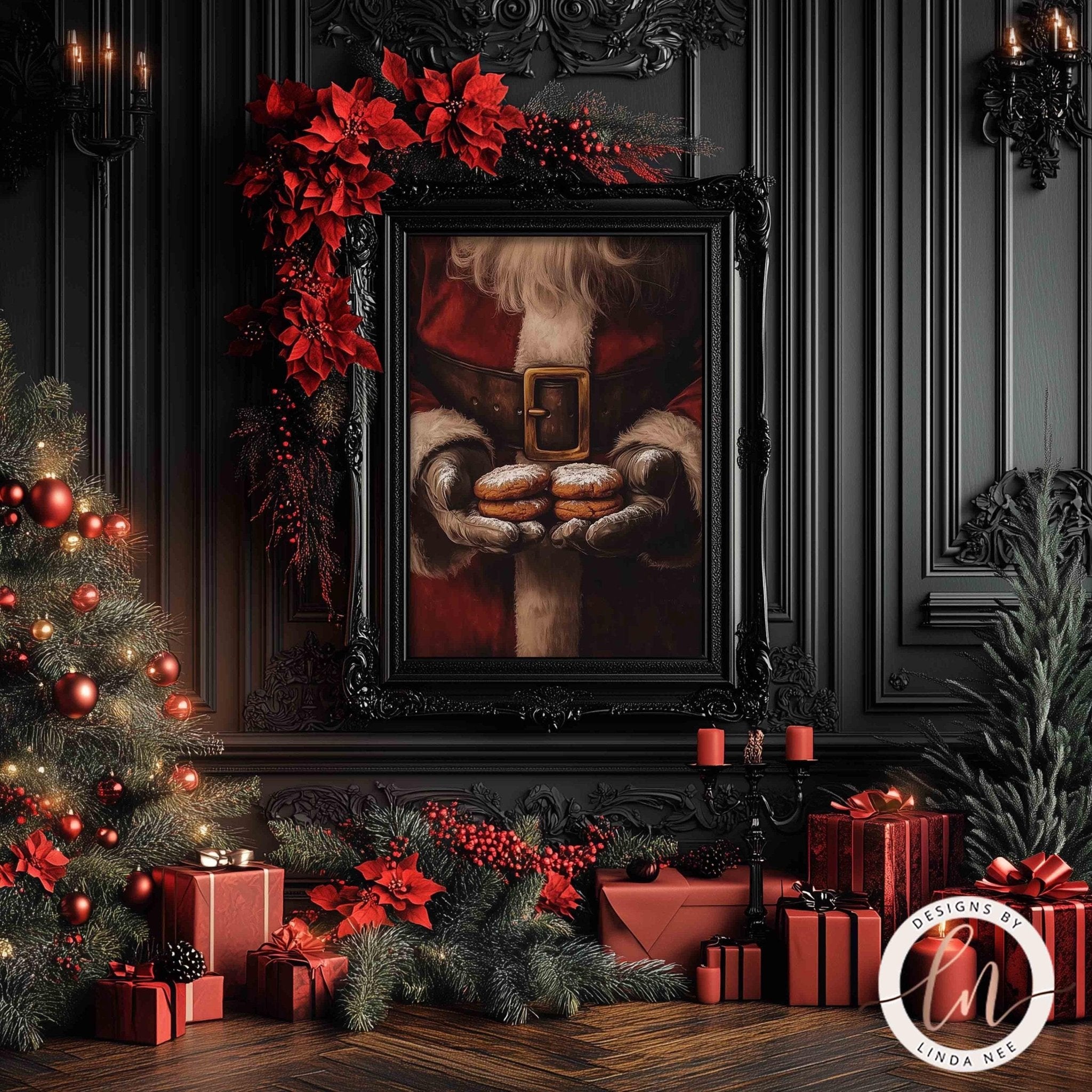 Cookies for Santa Wall Art - Holiday Metal or Fine Art Decor