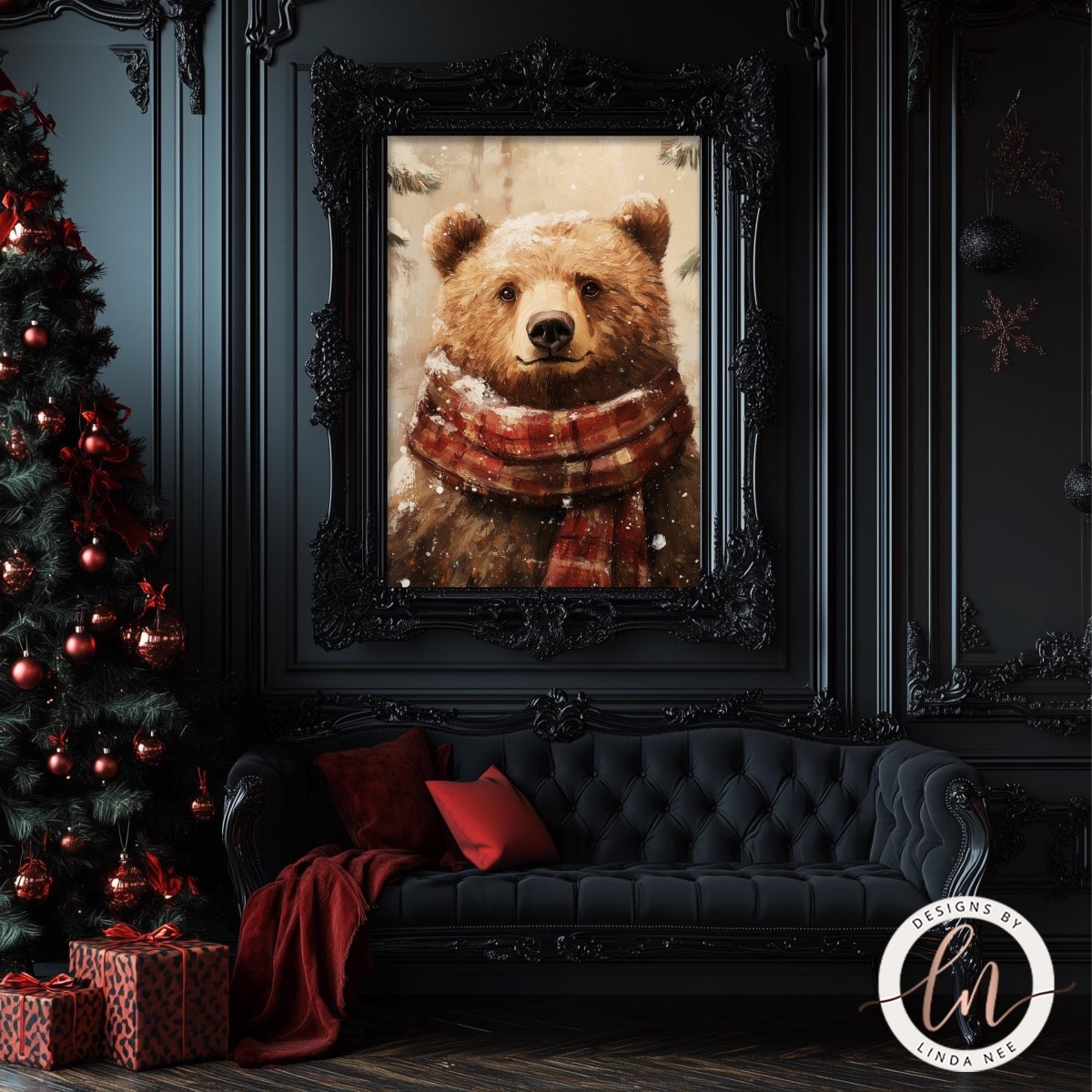 Cute Bear Wall Print