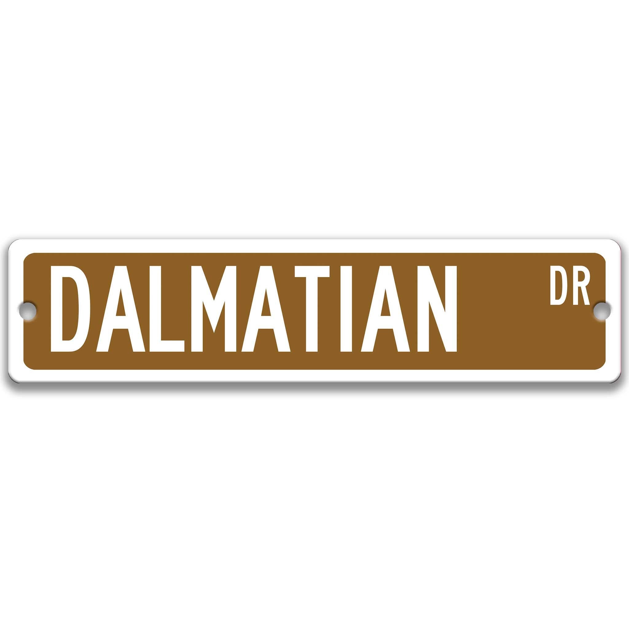 Dalmatian Dog Metal Street Sign