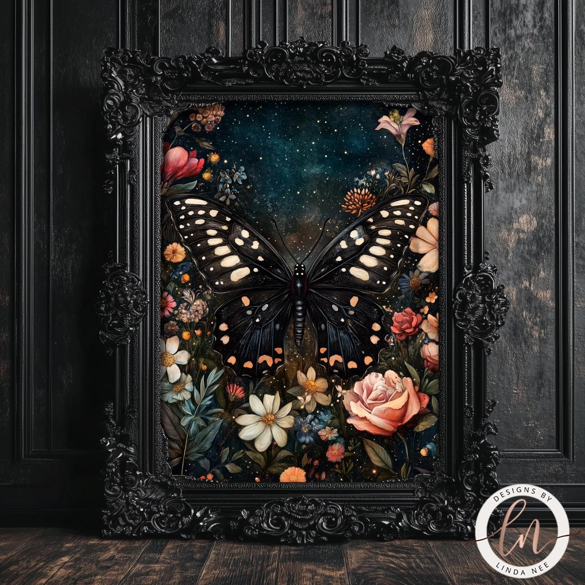 Dark Bloom Butterfly
