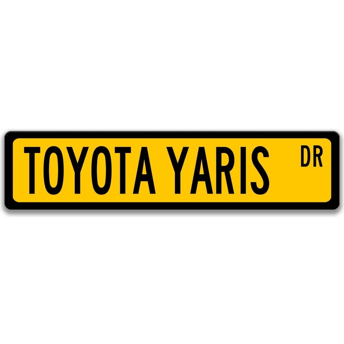 Toyota Yaris Street Sign