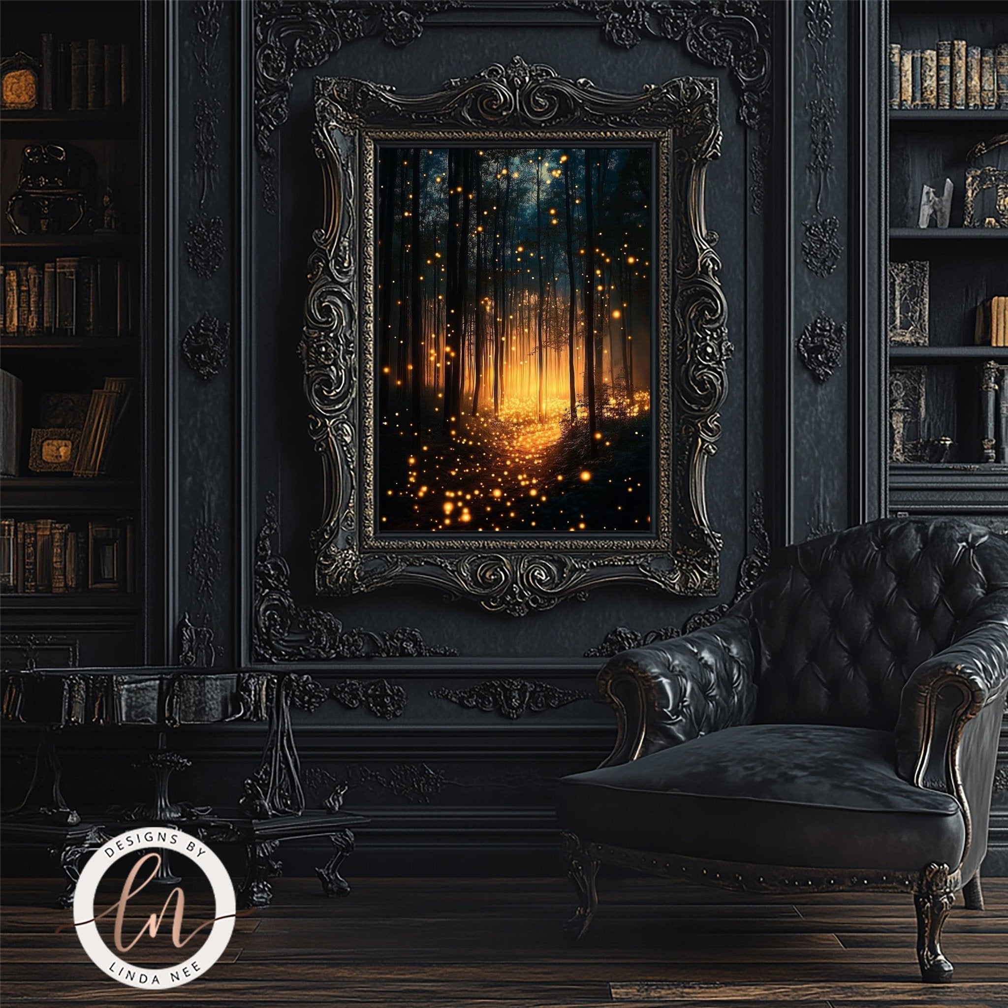Firefly Magical Forest Wall Art - Metal or Paper