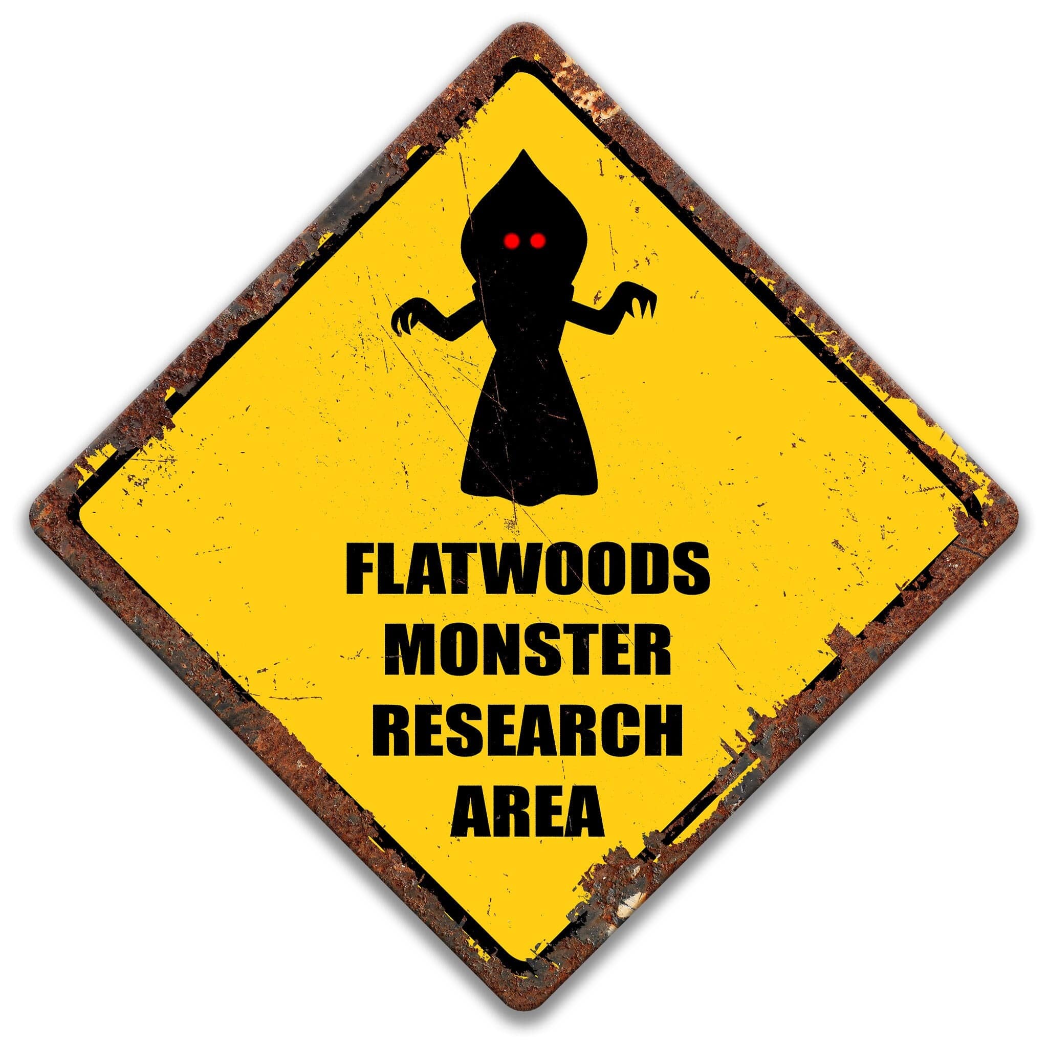 Flatwoods Monster Research Area Sign
