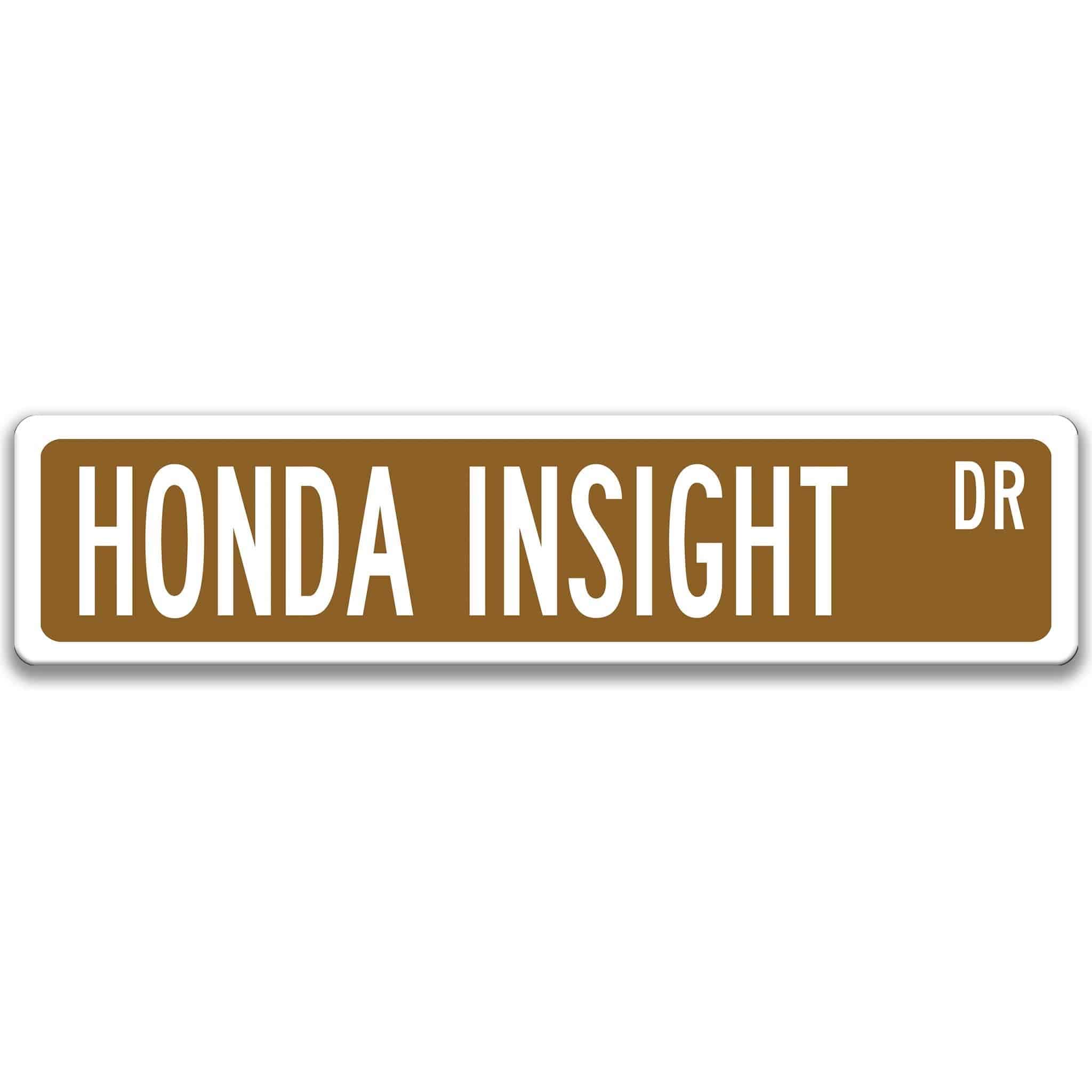 Honda Insight Metal Street Sign