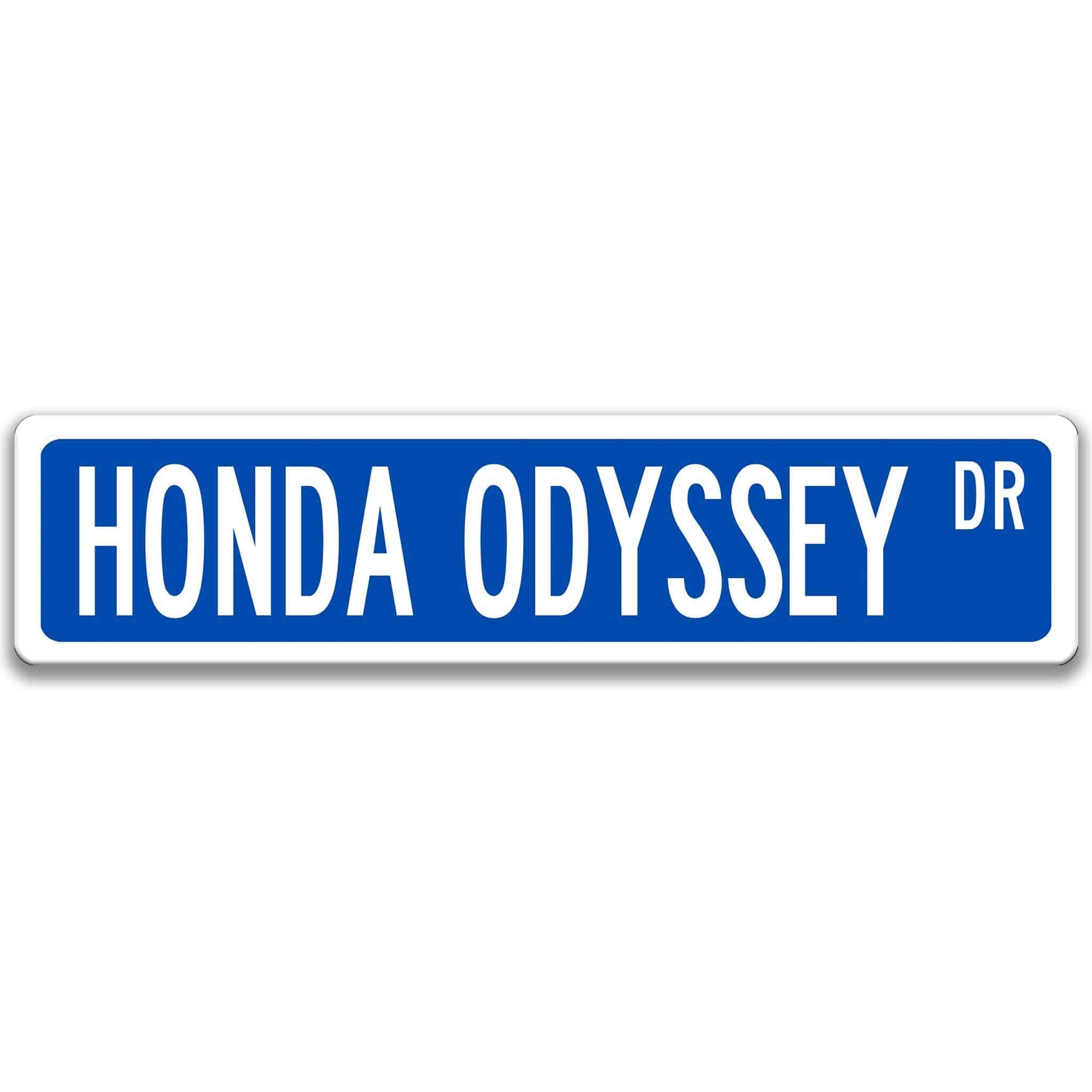 Honda Odyssey Metal Street Sign