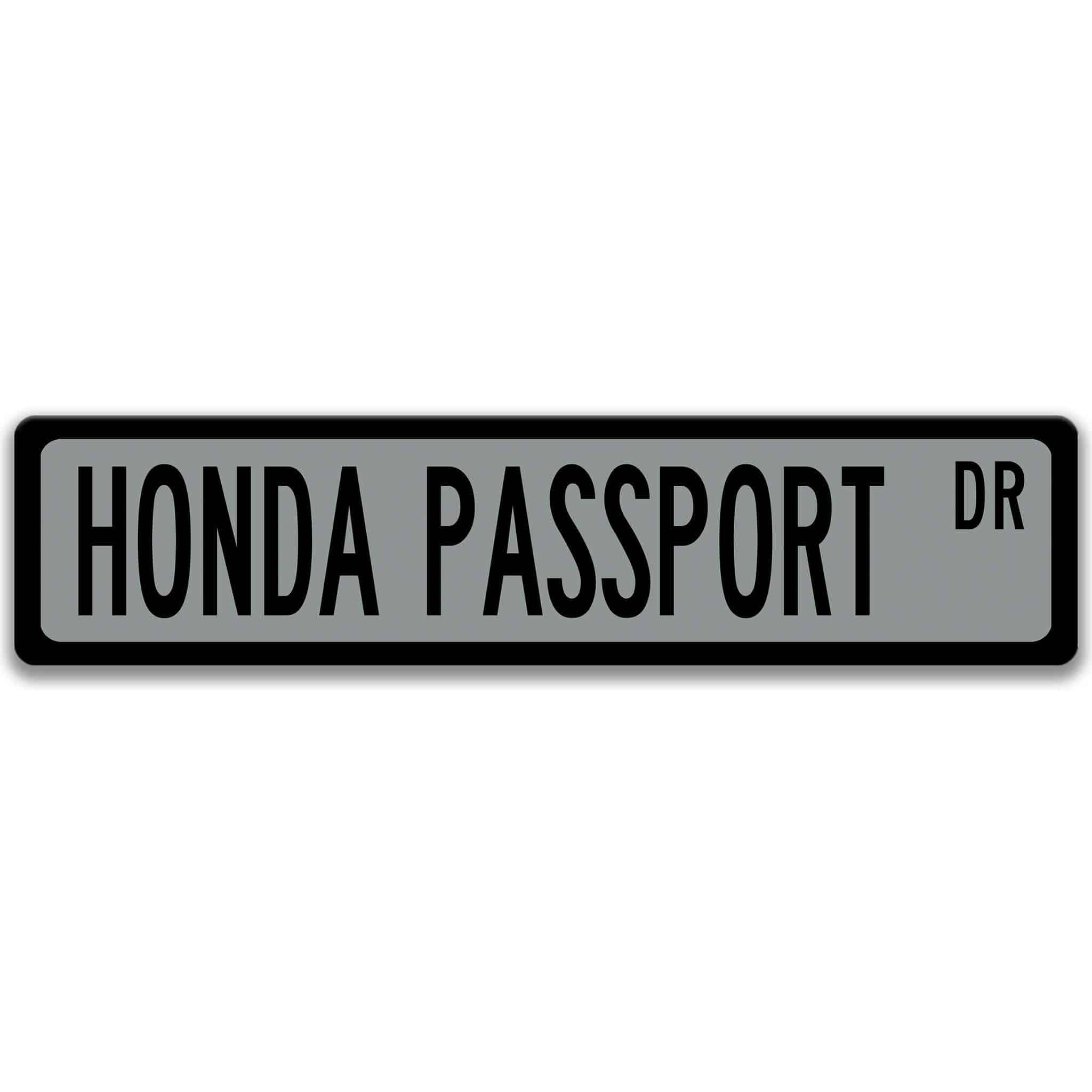 Honda Passport Metal Street Sign