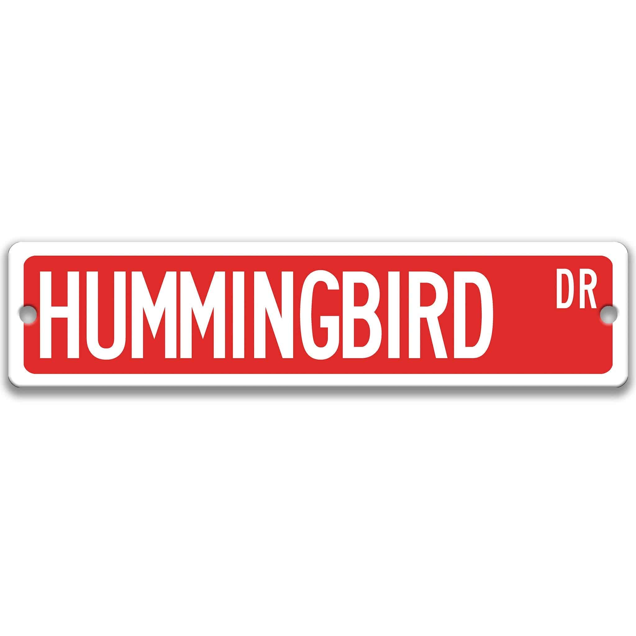 Hummingbird Street Sign