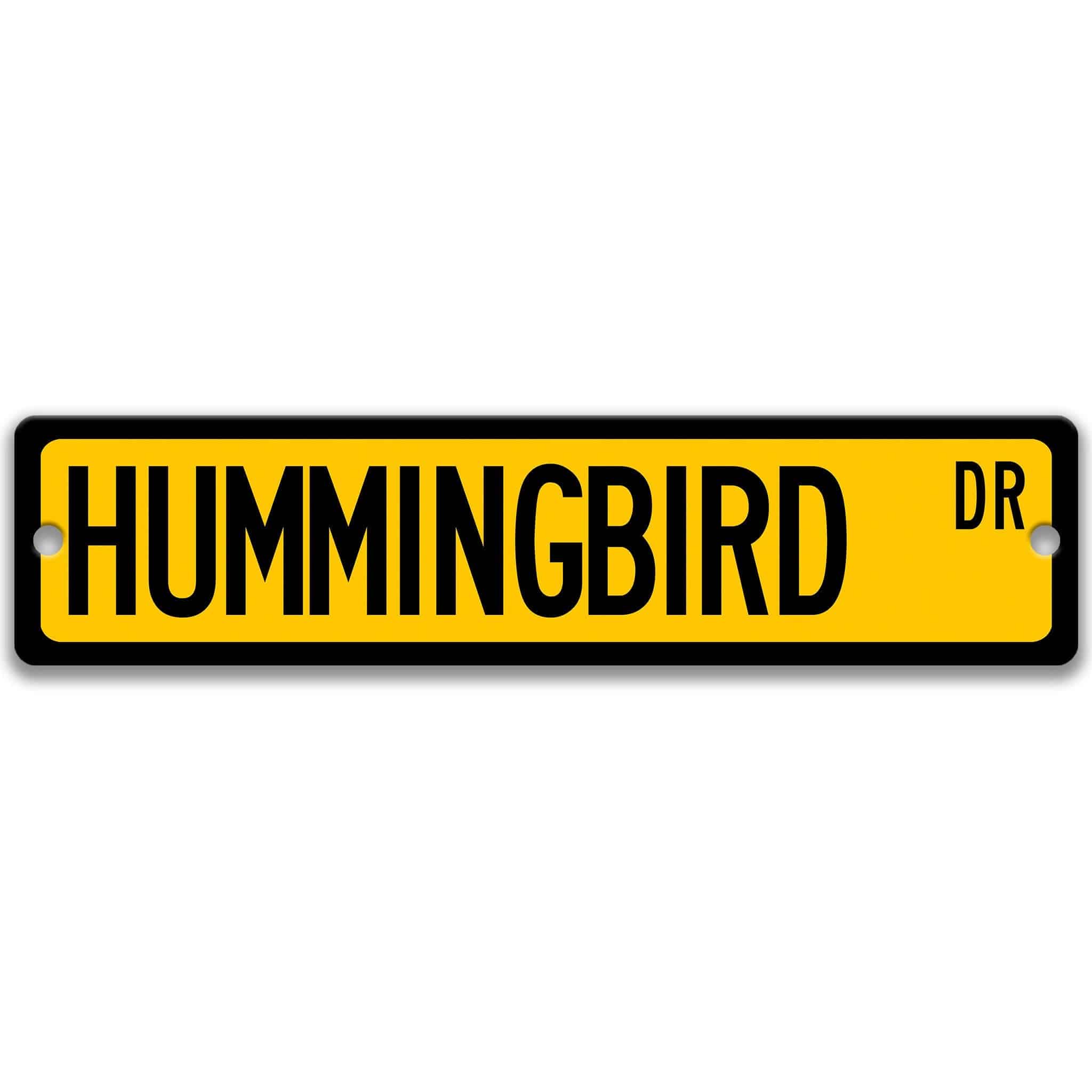 Hummingbird Street Sign