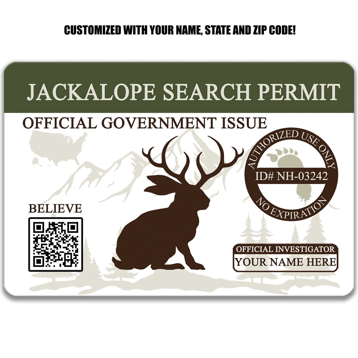 Jackalope Search Permit