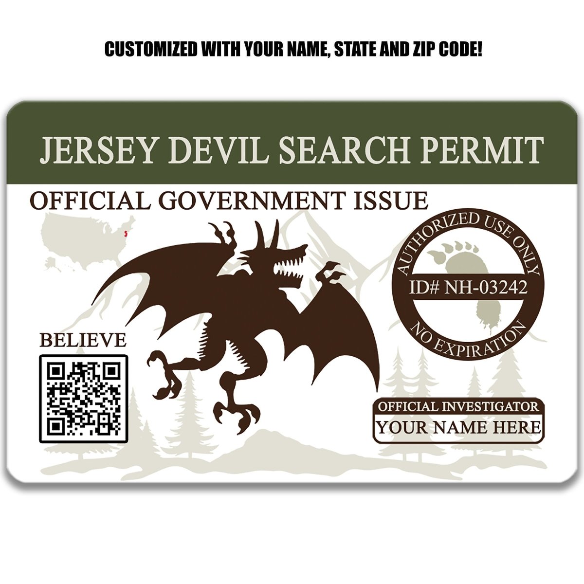 Jersey Devil Search License
