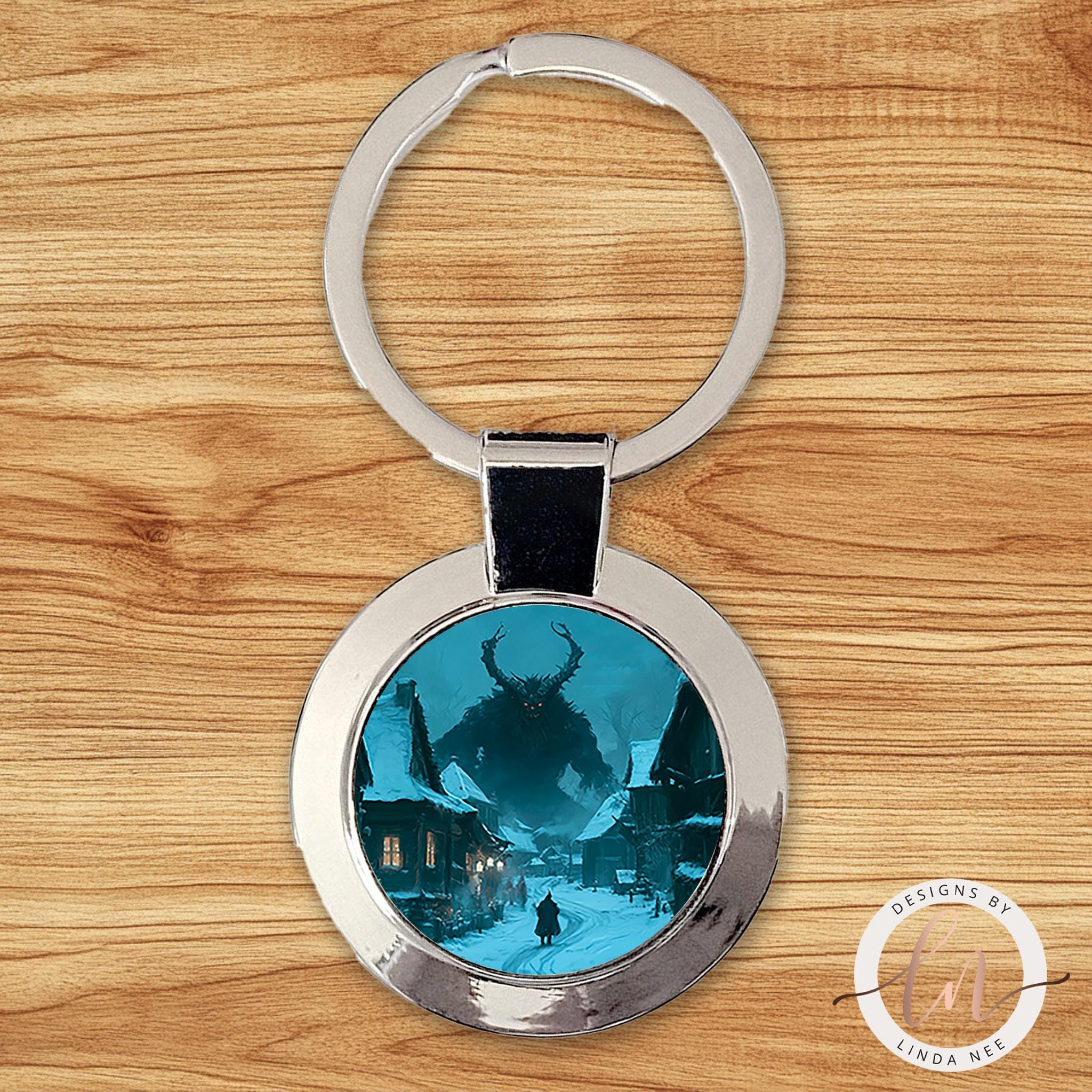 Krampus Necklace - Gothic Yule Art Spooky Christmas Pendant