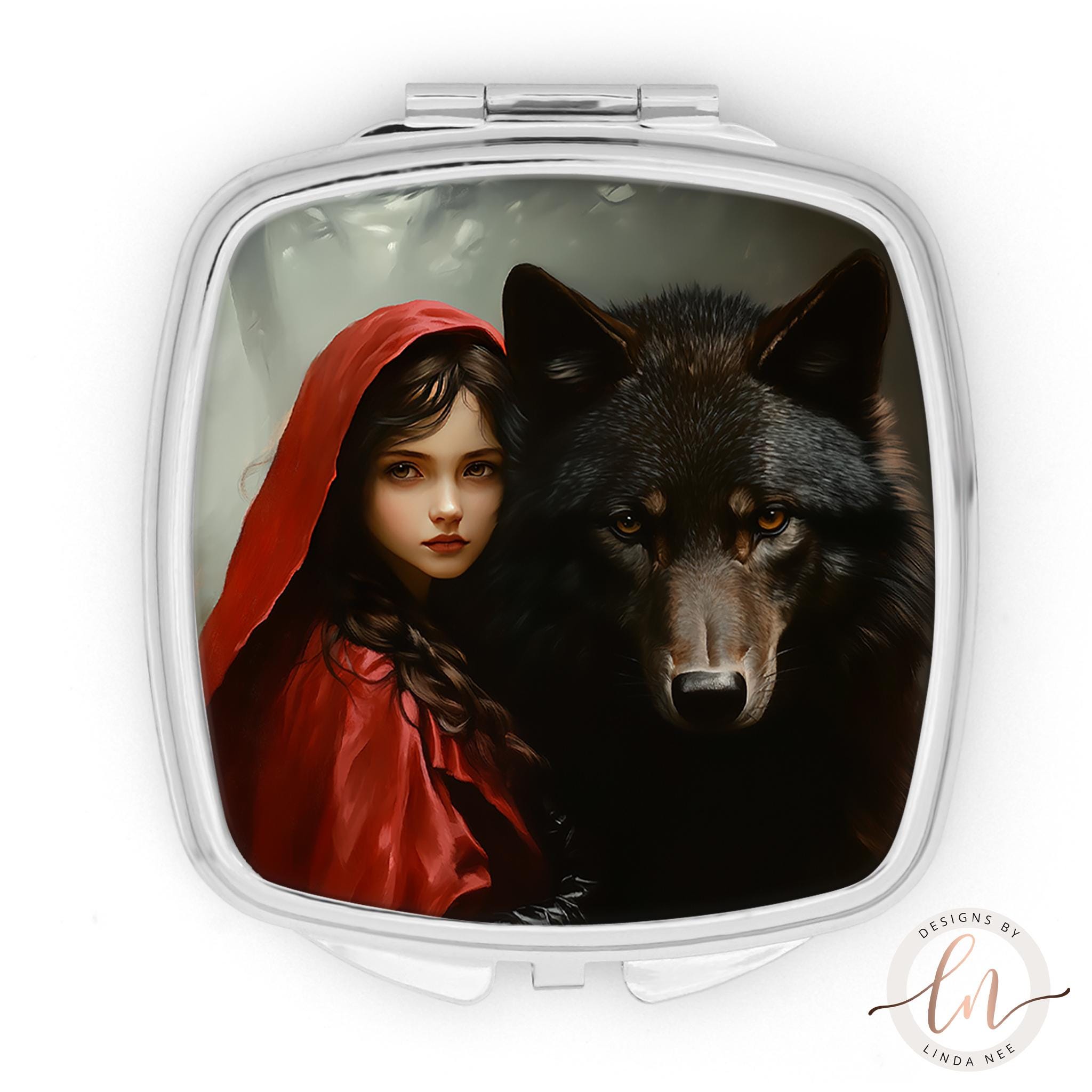 Little Red Riding Hood Compact Mirror - Gothic Gift