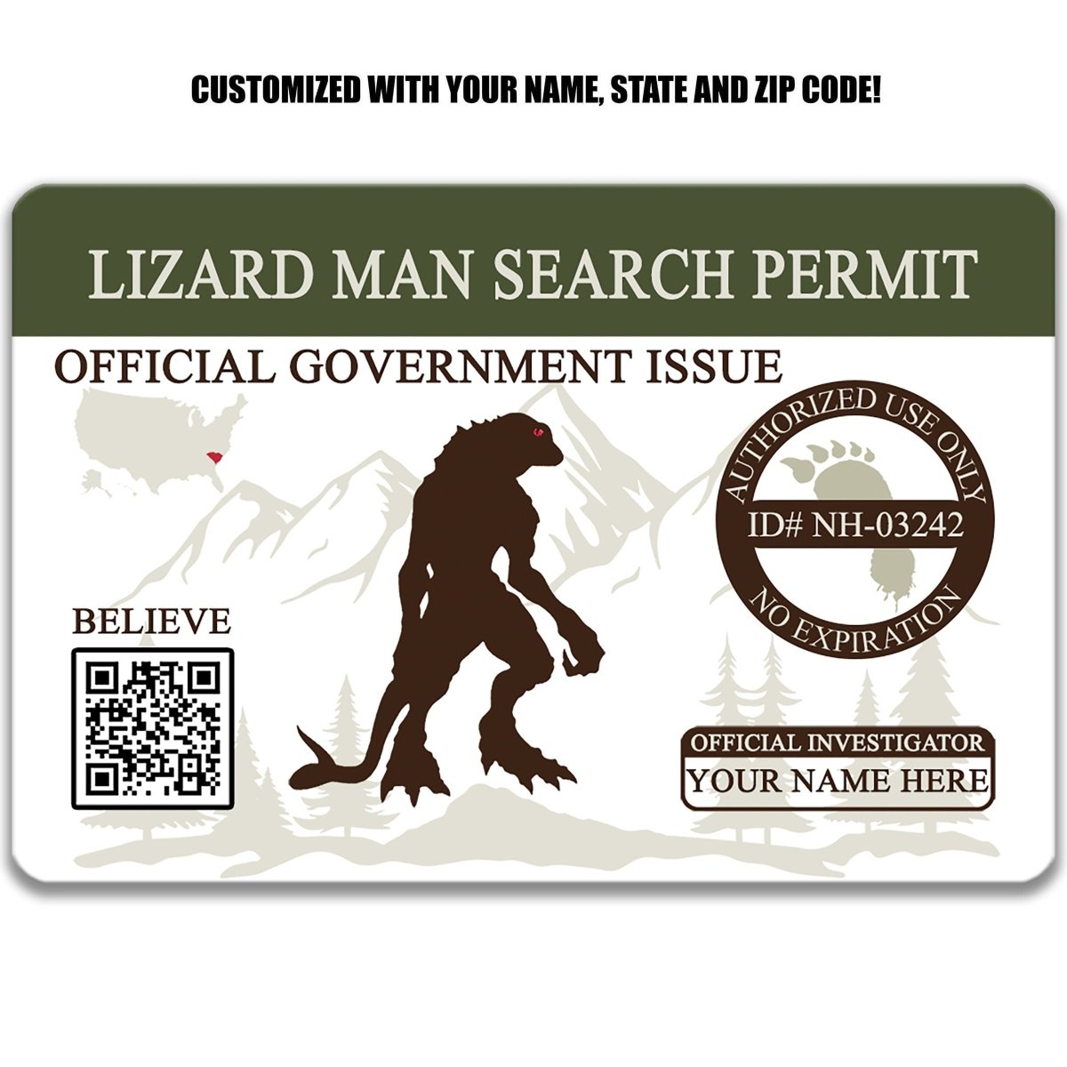 Lizard Man Search License