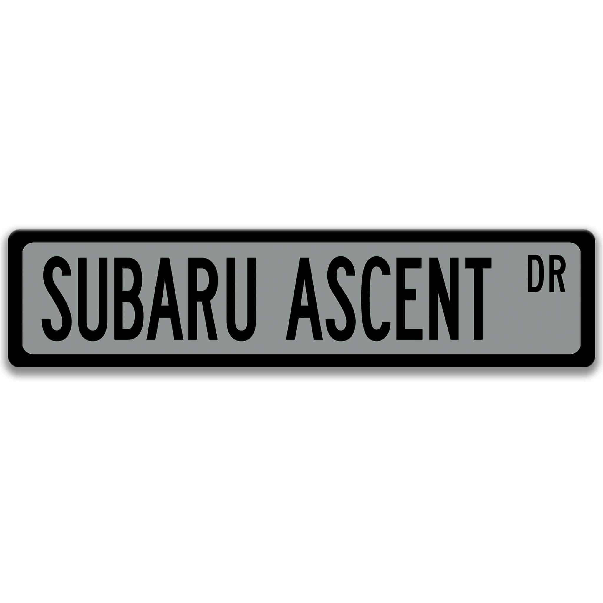 Subaru Ascent Street Sign