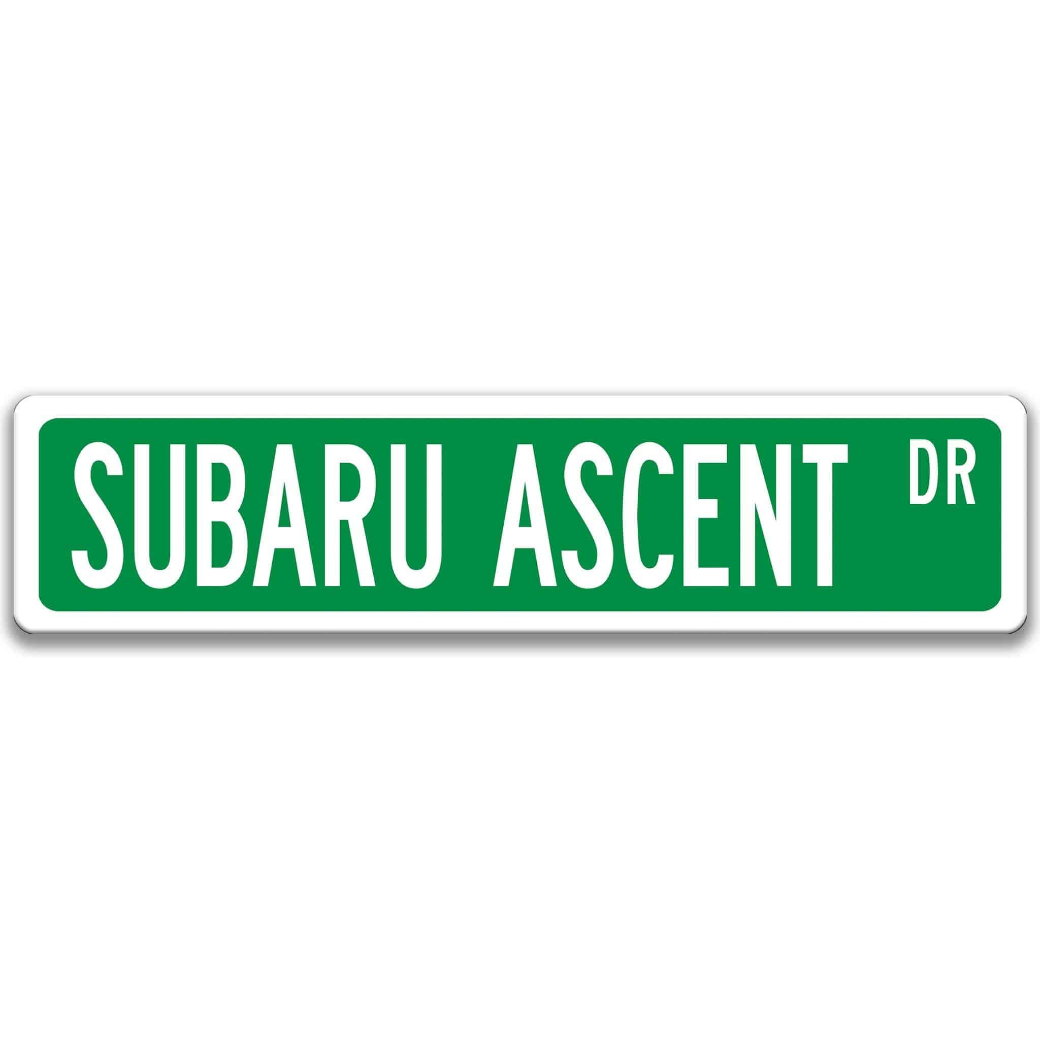 Subaru Ascent Street Sign