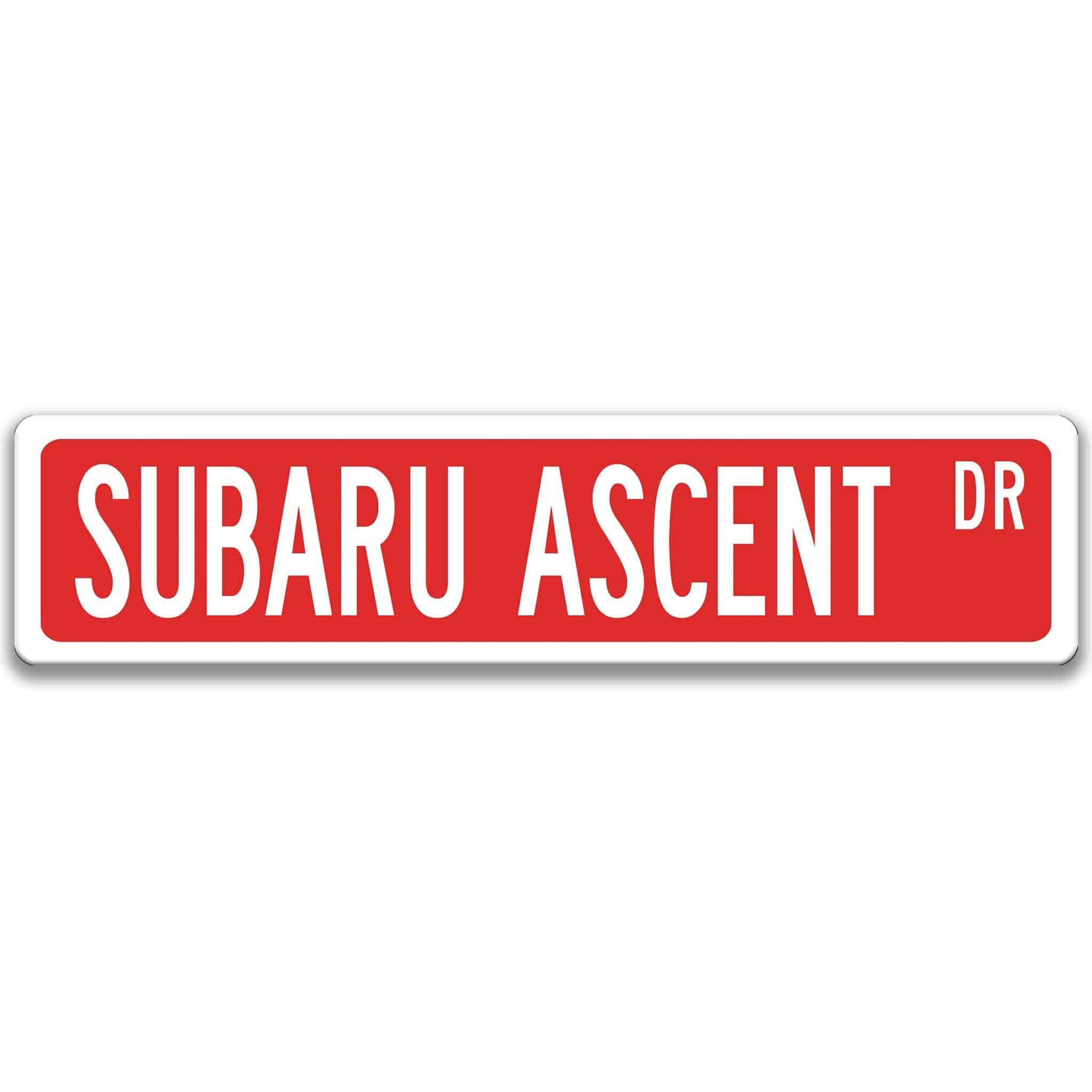 Subaru Ascent Street Sign