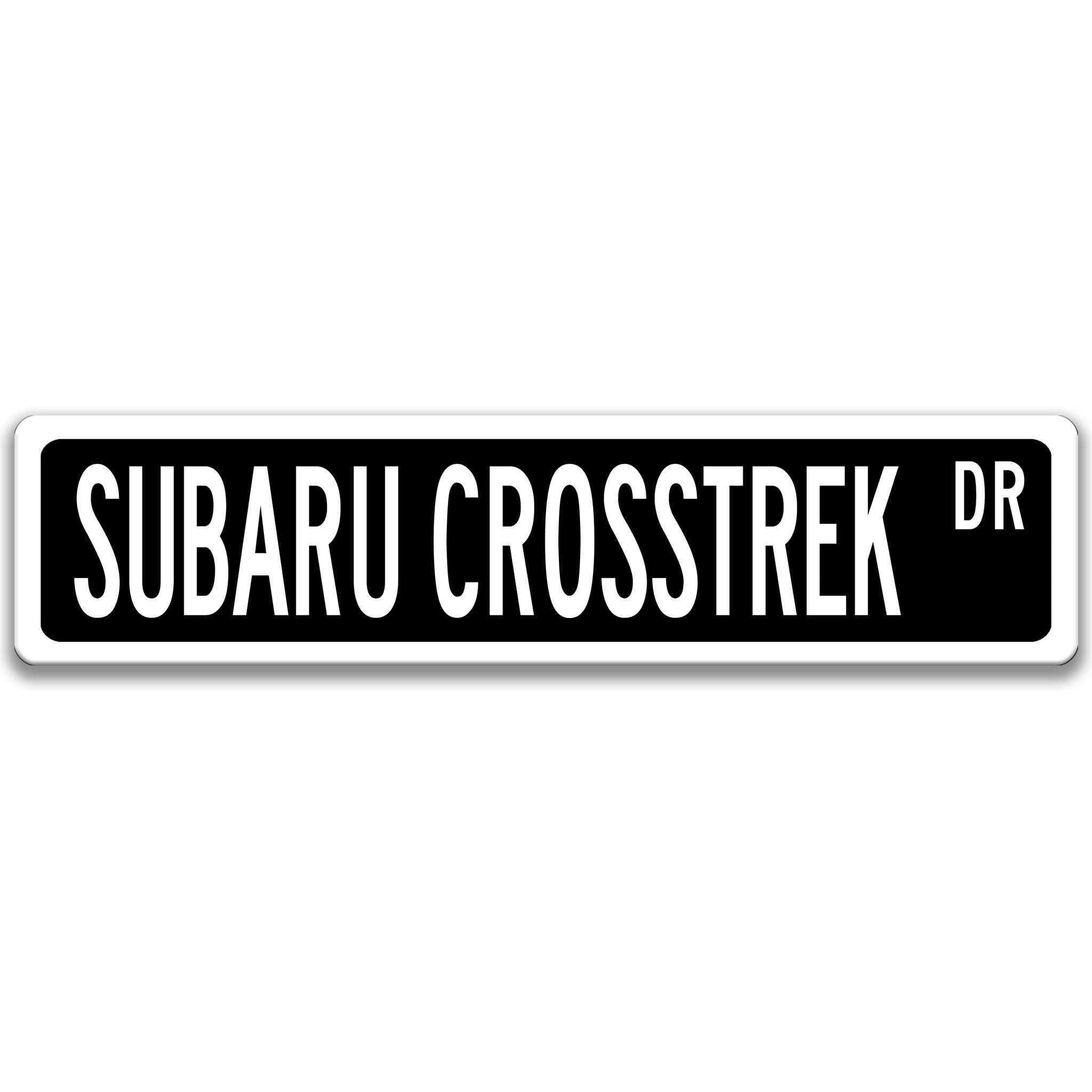 Subaru Crosstrek Metal Street Sign