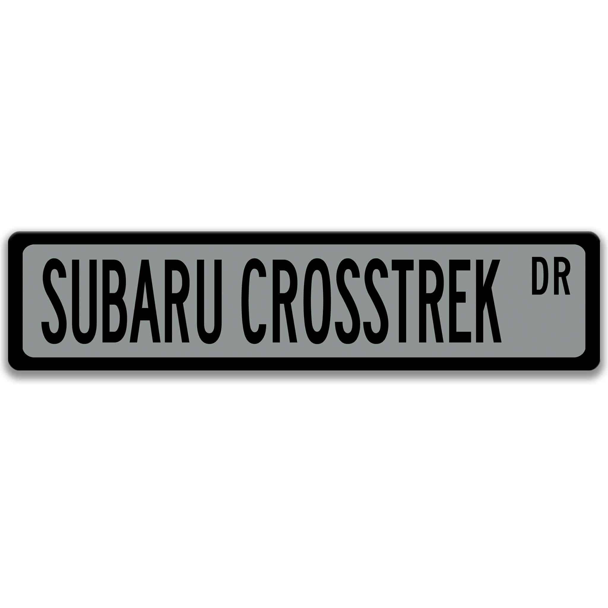 Subaru Crosstrek Metal Street Sign