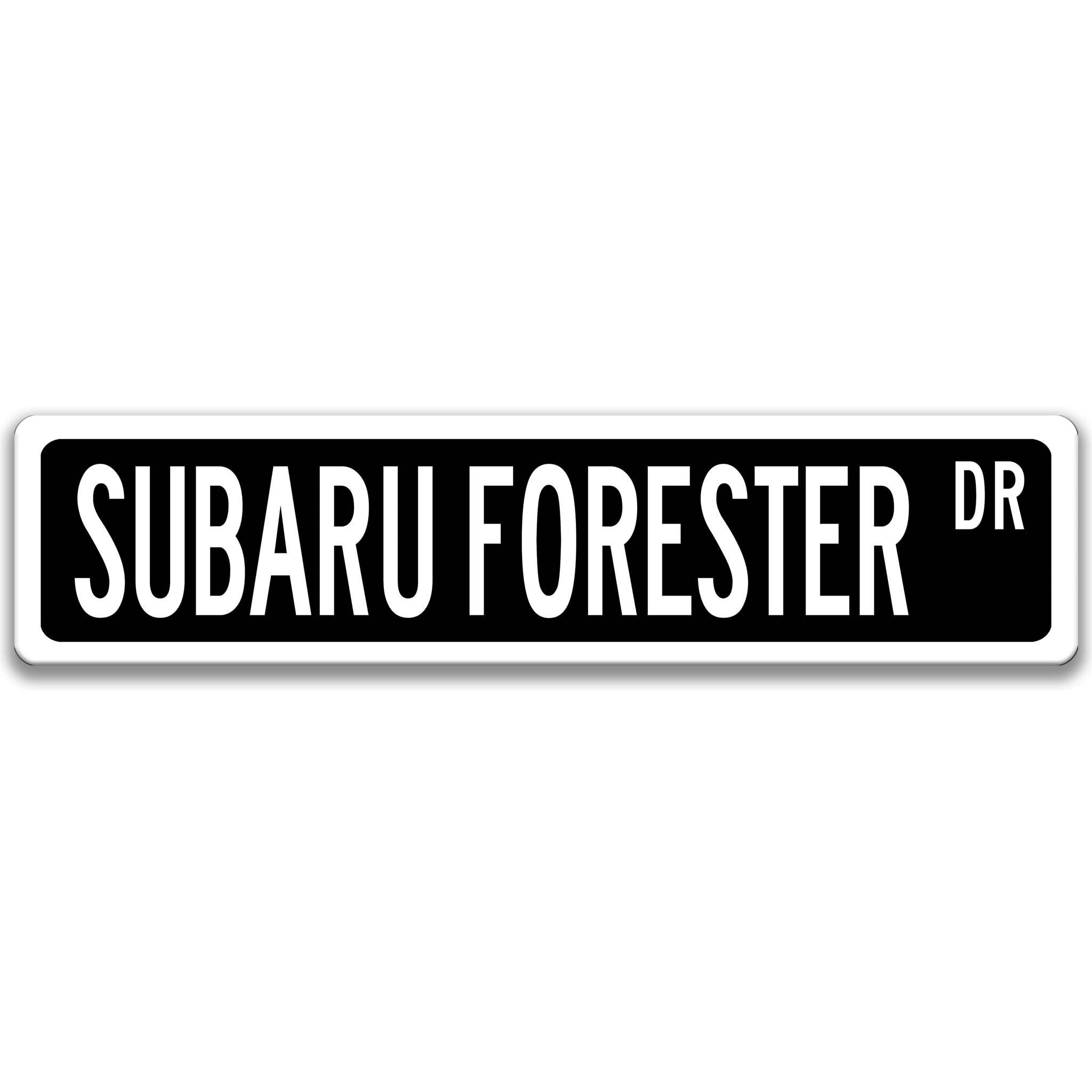 Subaru Forester Metal Street Sign