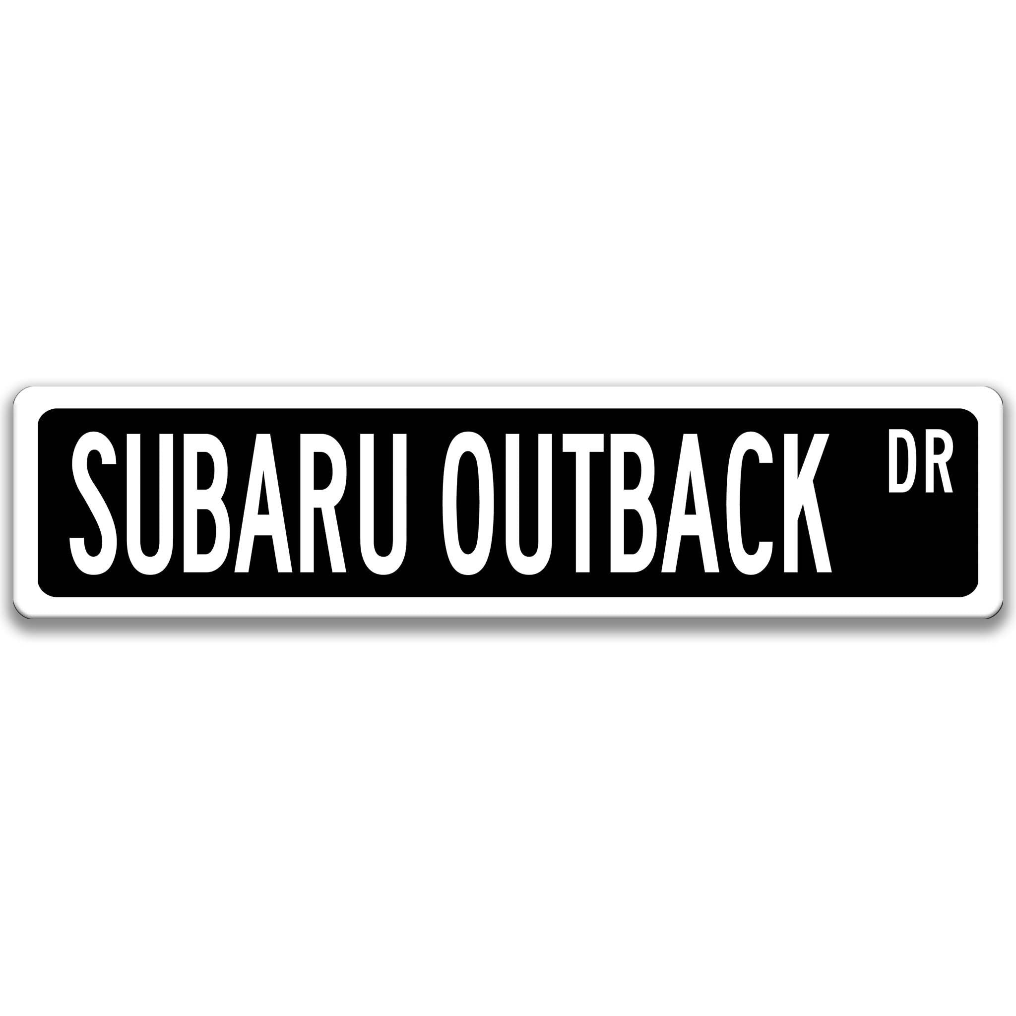 Subaru Outback Street Sign