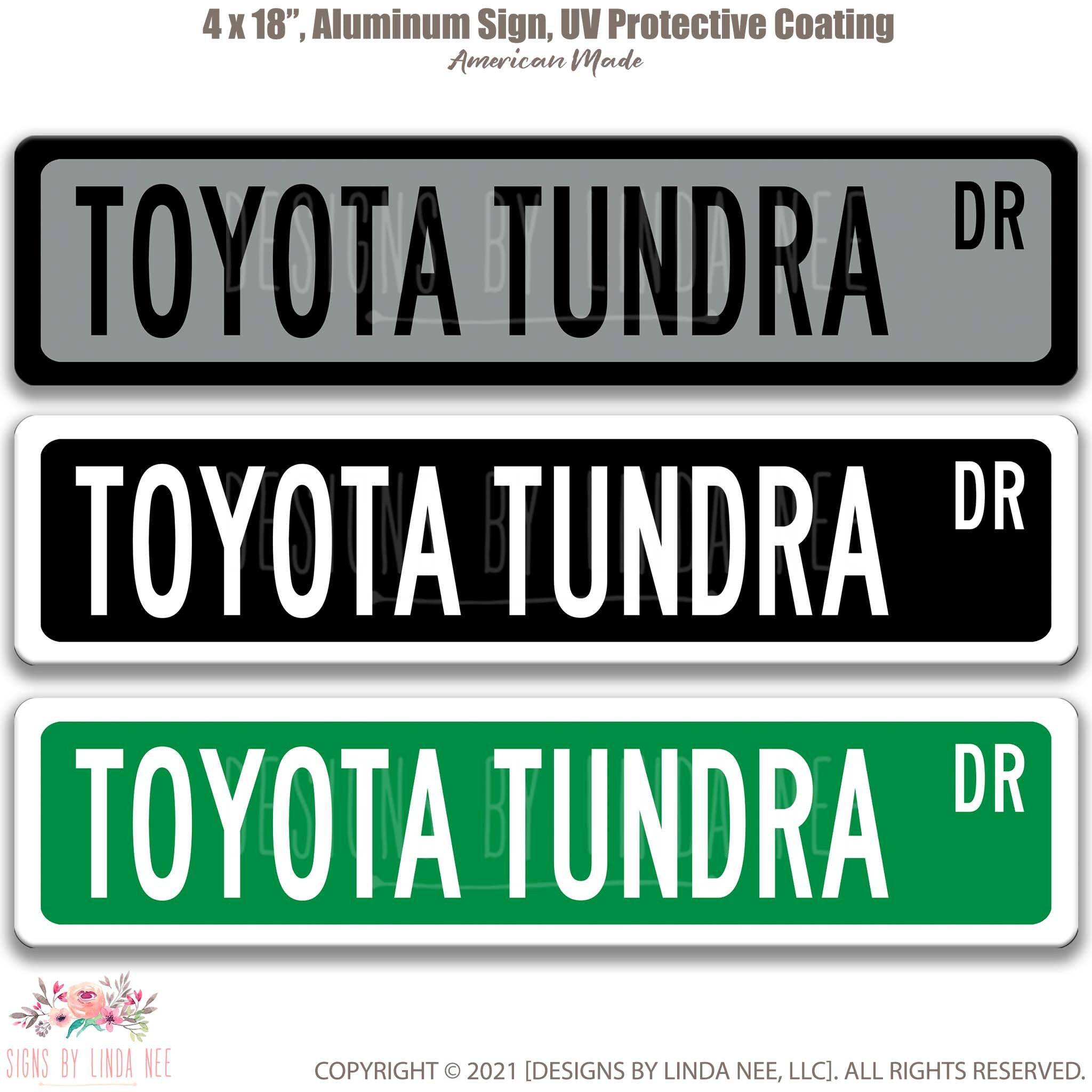 Toyota Tundra Street Sign - Garage & Auto Decor AccessoriesDesigns by Linda Nee
