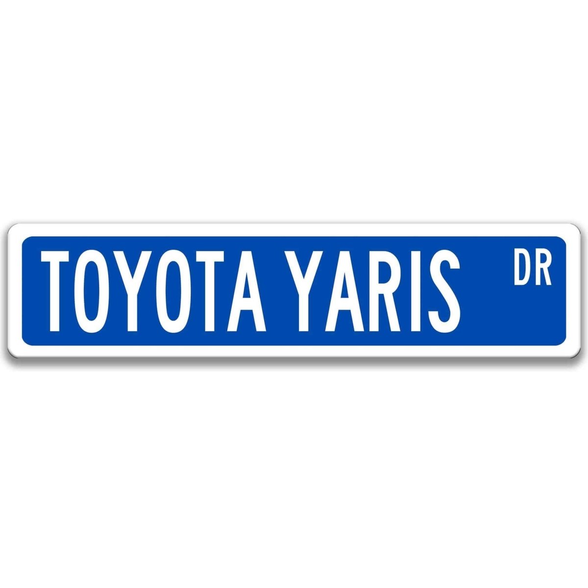 Toyota Yaris Street Sign - Garage Decor & Auto AccessoriesDesigns by Linda Nee