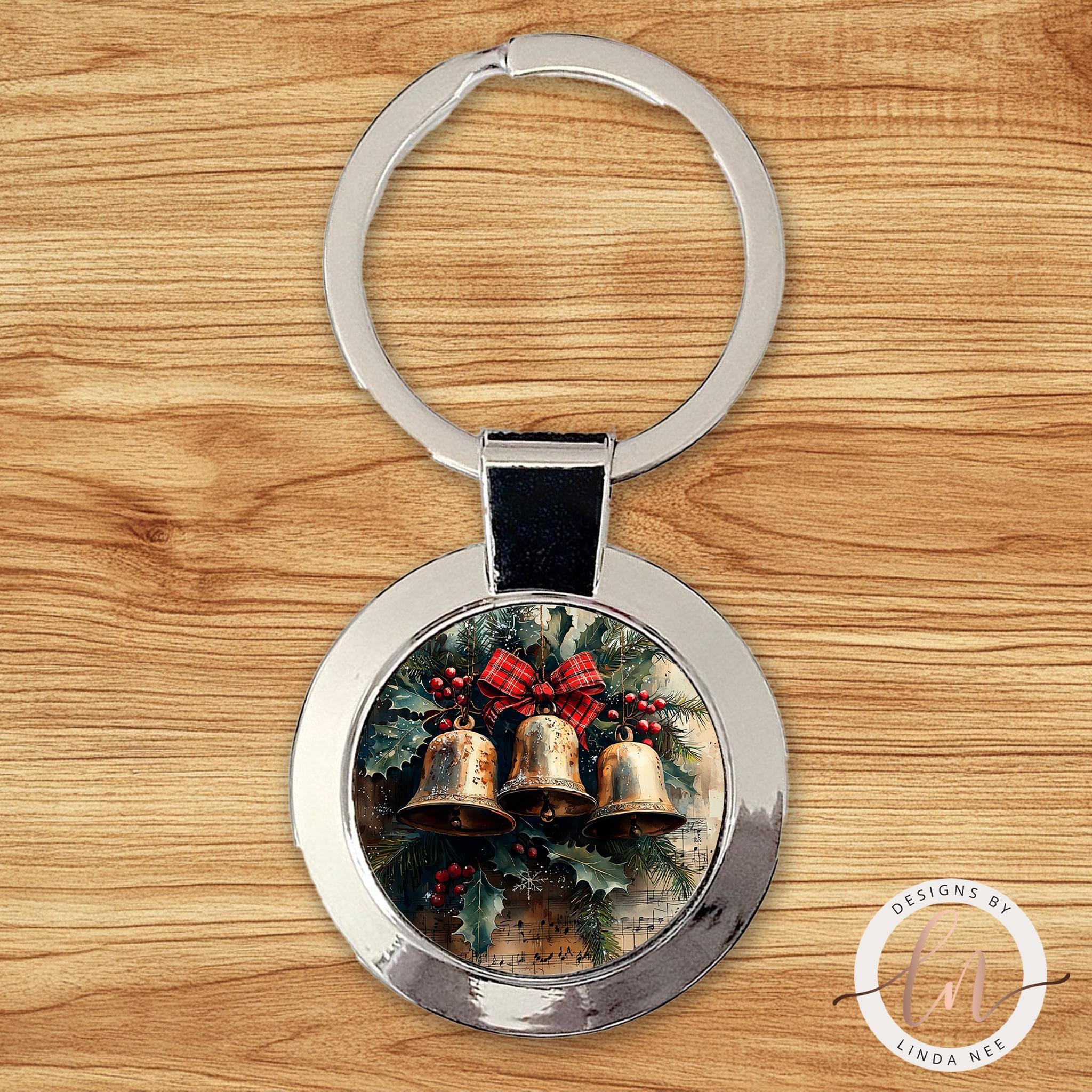 Vintage Jingle Bells Pendant - Antique Sheet Music Necklace